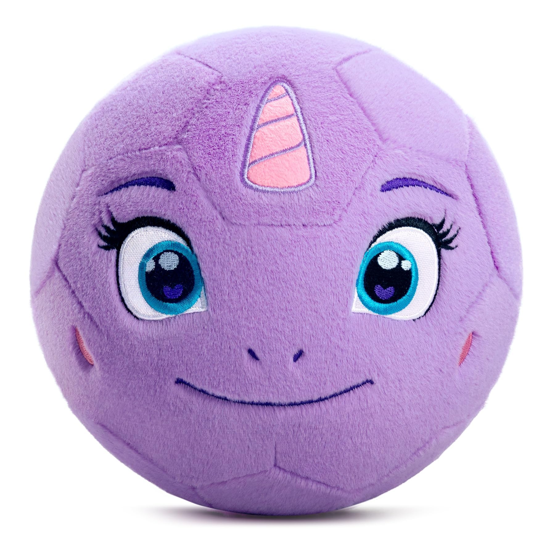 Silent Indoor Soccer Balls for Toddlers 1-3 Years - Soft Inflatable Plush Baby Football Toy with Pump | Perfect Gift for 3-5 Year Old Boys & Girls | First Birthday Present (Unicorn Design) - Great for Playrooms, Daycares & Gentle Indoor Play
