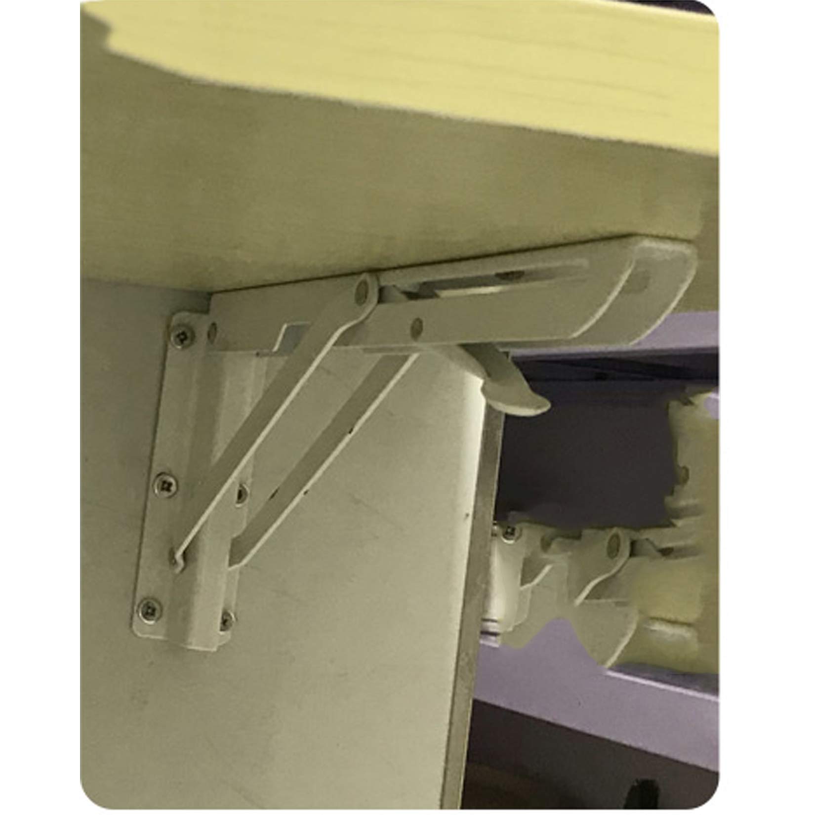 Wall Mounted Table - Space Saving Multifunctional Wall-Mounted Desk for Kitchen, Dining, Kids Room & Home Office - White (19 Sizes: 70x30cm/28x12in) - Perfect for Small Spaces, Apartments & Dorm Rooms