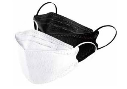 Unicorn & Mermaids KF94 Face Mask with Adjustable Nose Clip for Men & Women - Black, 3-Layer Protection for Daily Use, Work, Travel & Public Safety