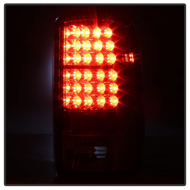 Spyder Auto 5001535 LED Tail Lights - Chrome/Clear Style for Trucks & SUVs - Enhanced Visibility & Modern Look for Night Driving & Off-Road Adventures