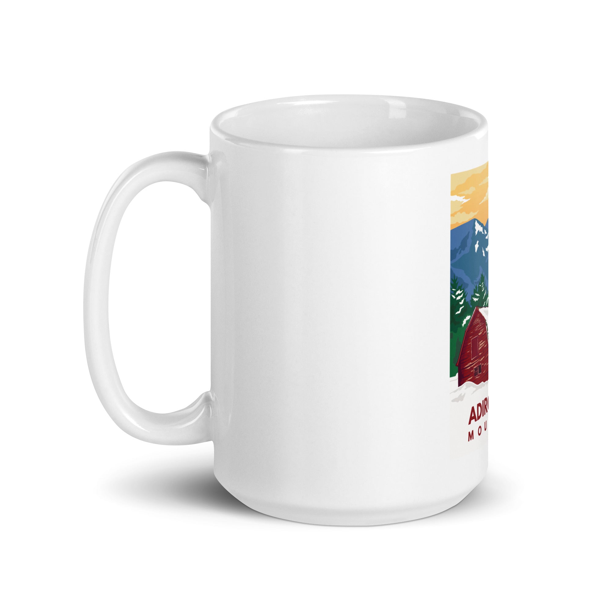 Keene Barn Ceramic Coffee Mug - 15oz Insulated Travel Tumbler for Hot & Cold Drinks - Perfect for Home, Office, Camping & Gifts