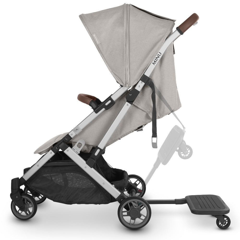 UPPAbaby Minu & Minu V2 Lightweight Stroller with PiggyBack Board - Compact Foldable Travel Stroller for Toddlers & Infants - Perfect for City Walks, Air Travel & Everyday Use