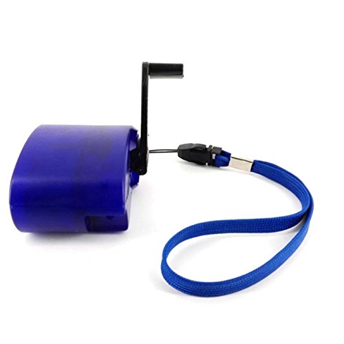 yuoseg USB Emergency Hand Crank Dynamo Charger - Portable Power Bank for Phones, Camping & Outdoor Survival Gear (Universal Travel Charging Gadget)