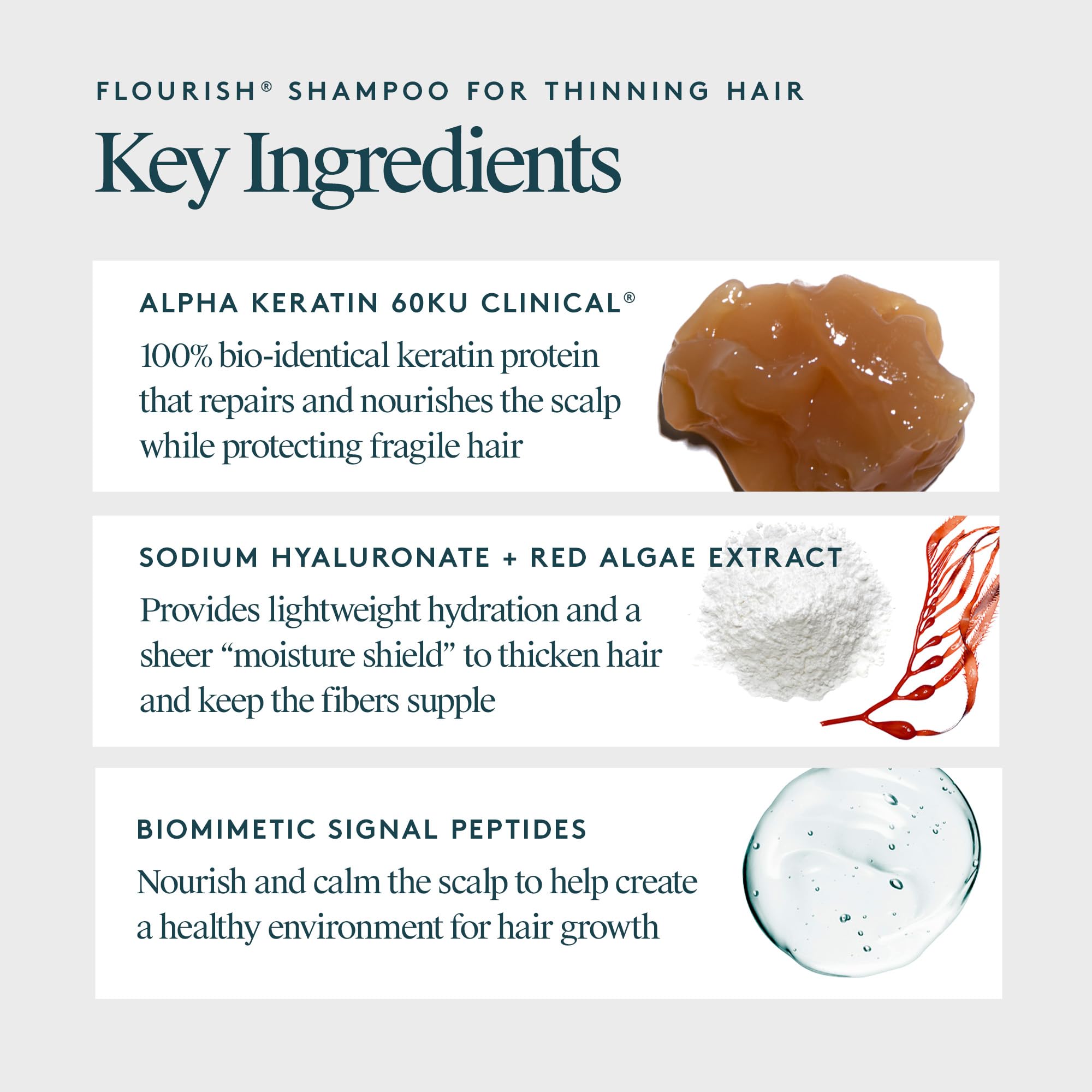 Virtue Flourish Shampoo & Conditioner Set with Density Booster Spray for Fine & Thinning Hair - Sulfate Free, Color Safe - Volumizing Hair Care for Daily Use & Styling