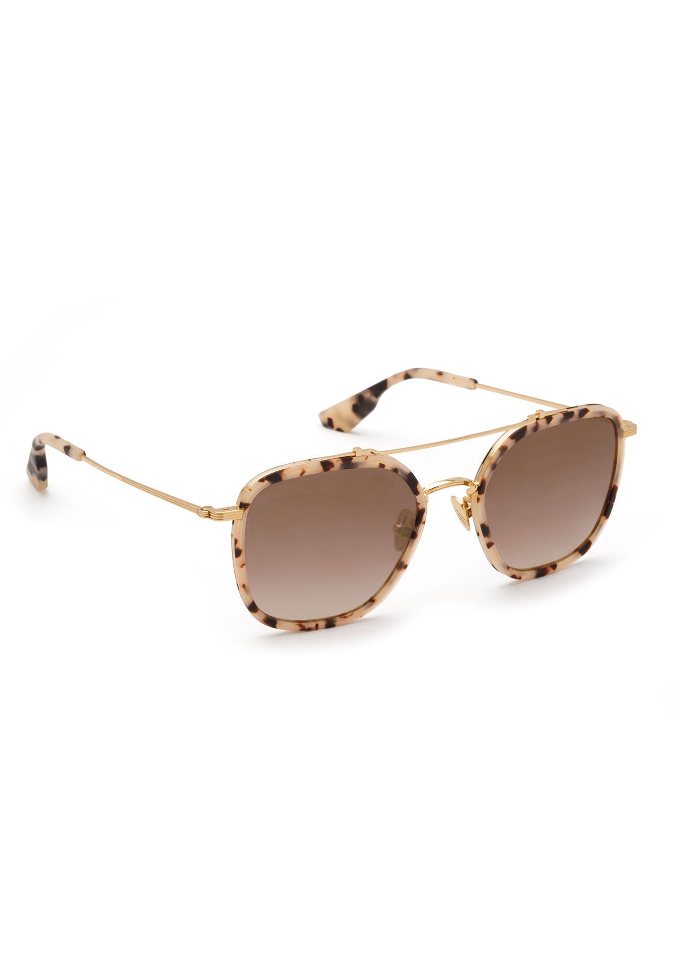 24K Titanium Matte Oyster Mirrored Sunglasses - Luxury UV Protection Shades for Men & Women | Perfect for Driving, Beach, and Outdoor Activities