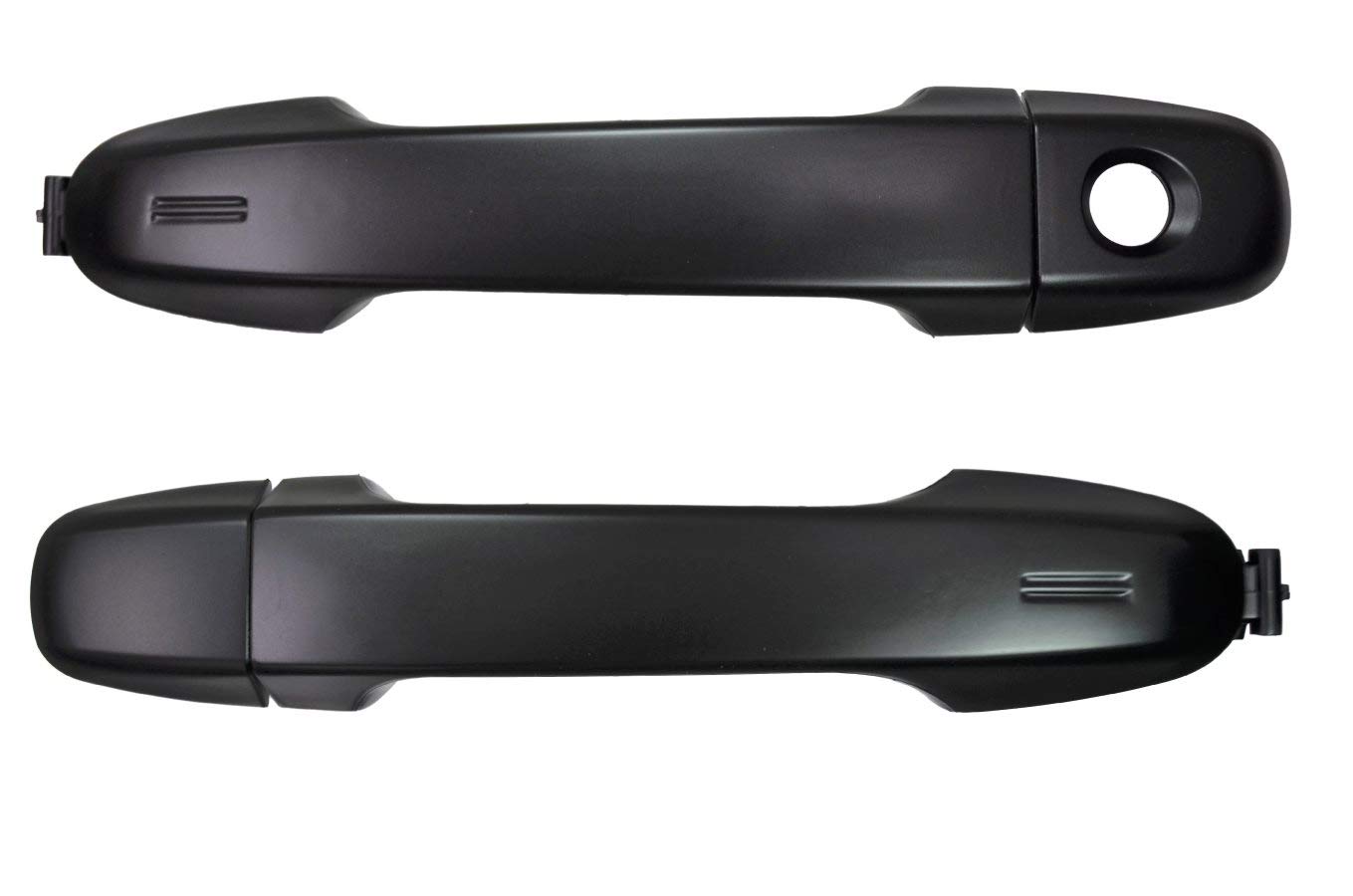 PT Auto Warehouse TO-3302P-FPK Primed Black Exterior Door Handle with Smart Entry - Front Left/Right Pair Replacement for Cars, Trucks & SUVs - Easy Installation, Weather Resistant (Perfect for DIY Auto Repair & Maintenance)