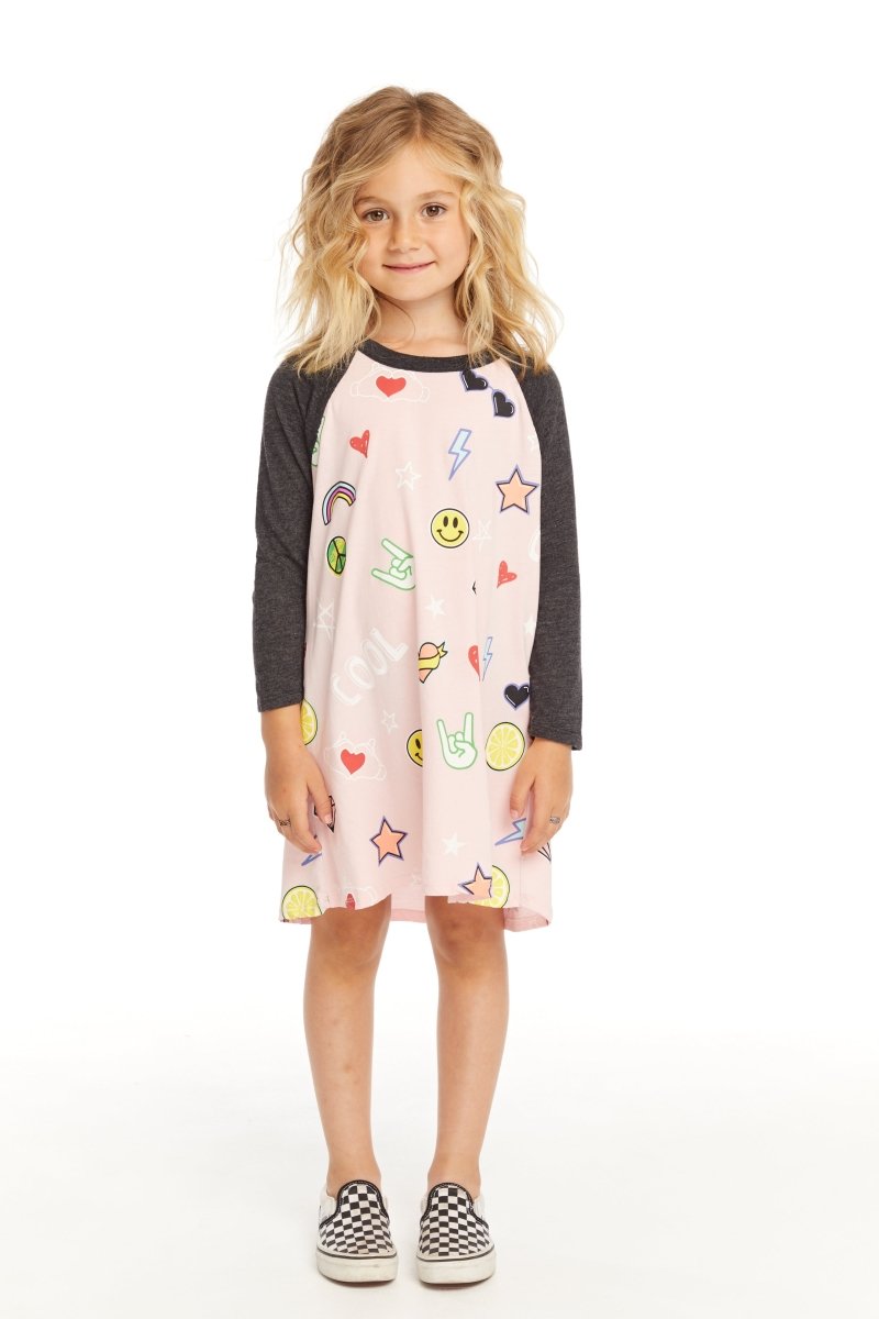 Chaser Kids Icons Dress - Cute Girls' Fashion Outfit for Special Occasions | Birthday Party, Photo Shoot & Holiday Events
