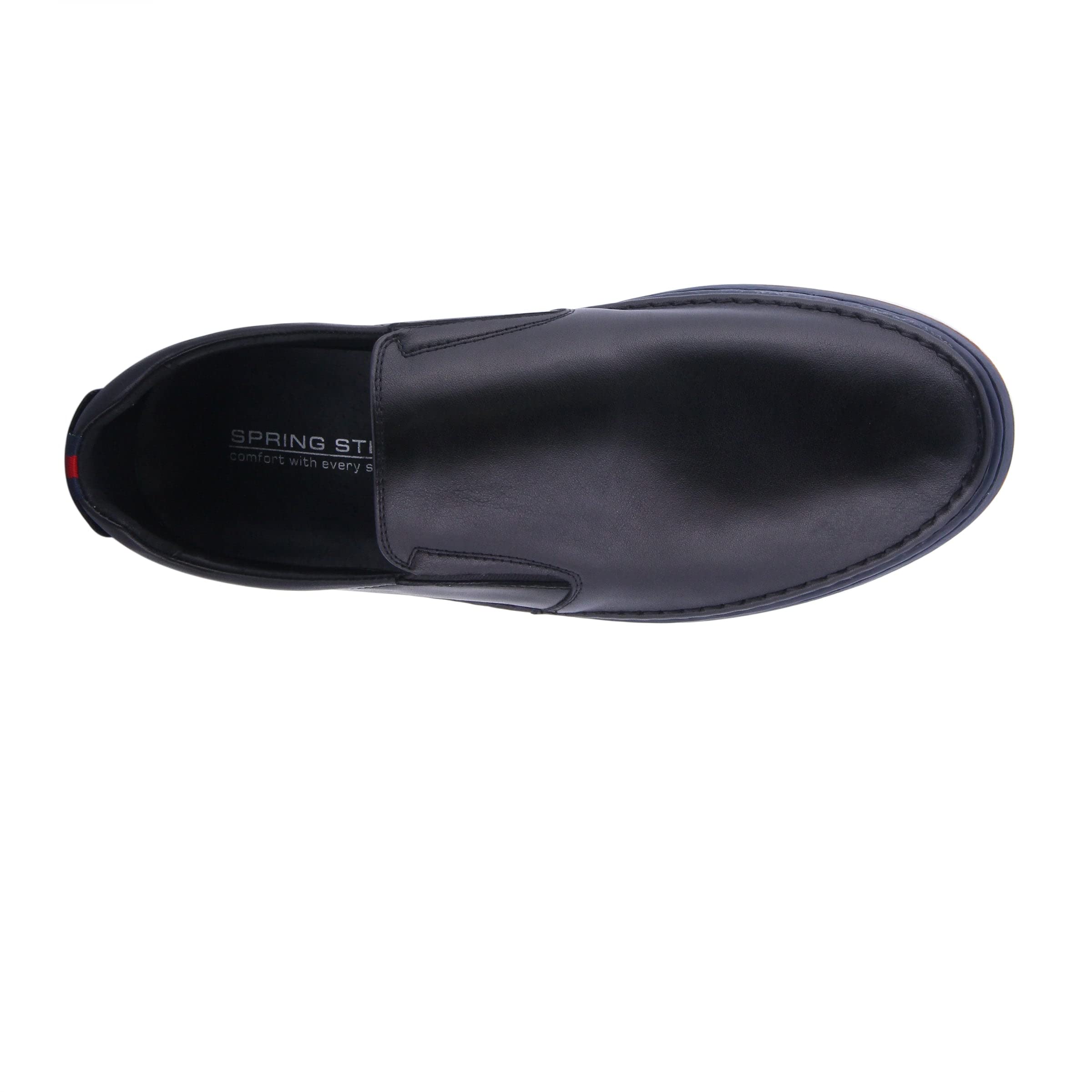 Spring Step Men's Lugano Slip-On Casual Shoes - Comfortable Loafers for Walking, Work & Travel - Lightweight Breathable Slip-Ons for Men