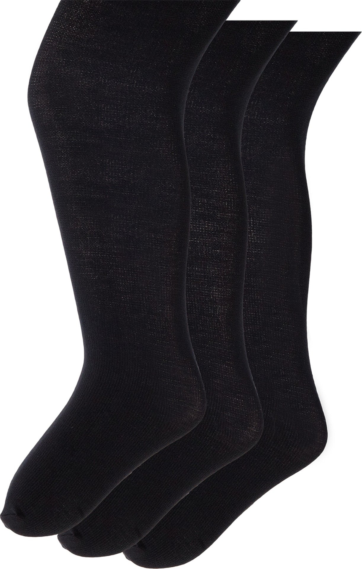 Jefferies Baby Girls Pima Cotton Socks 3-Pack - Soft Breathable Tights for Infants Toddlers Kids (0-6 Years) - Perfect for Playtime School & Everyday Comfort