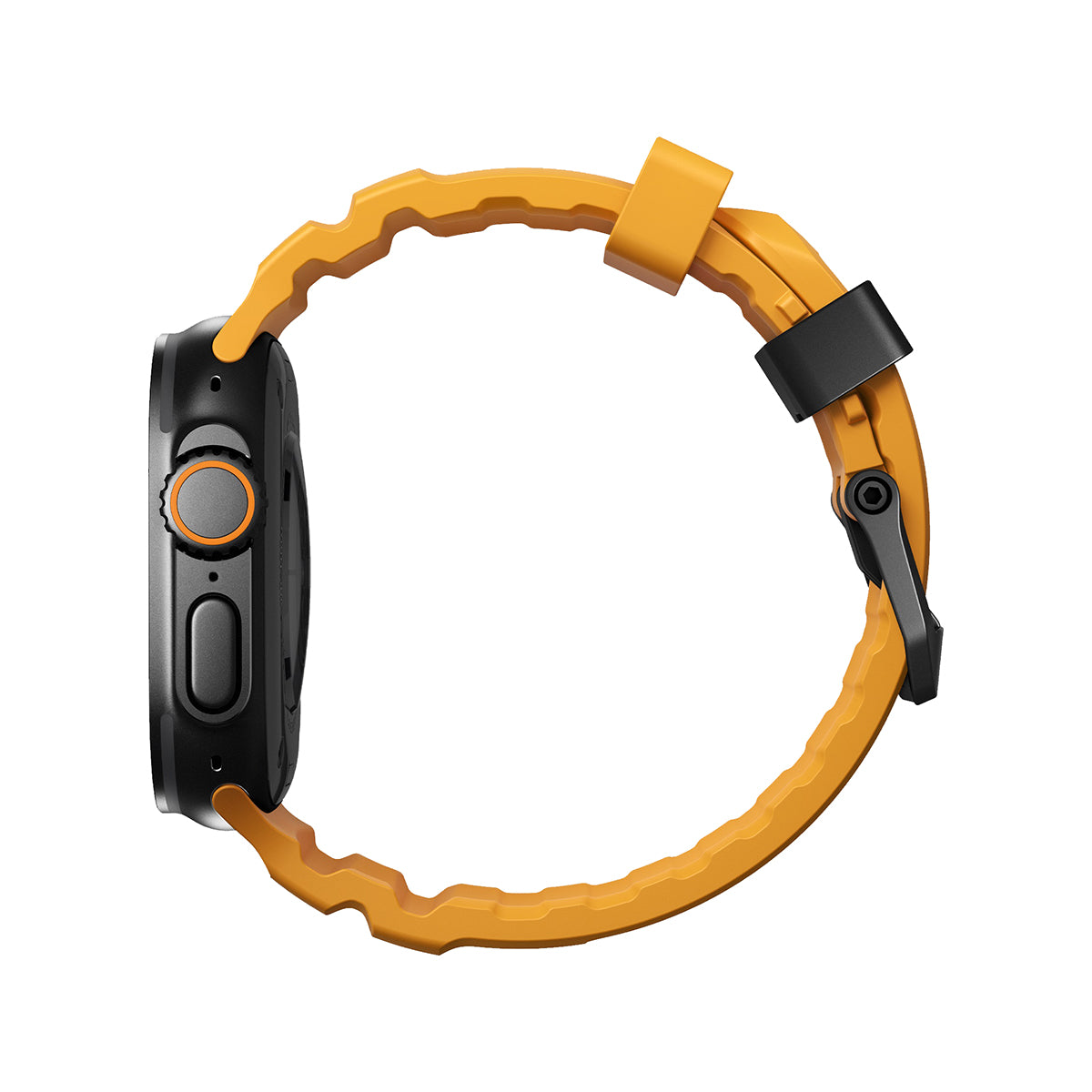 NOMAD Rocky Point Band for Apple Watch 44mm & 46mm - Ultra Compatible - Black Stainless Steel Hardware - Durable & Stylish for Outdoor Adventures & Everyday Wear