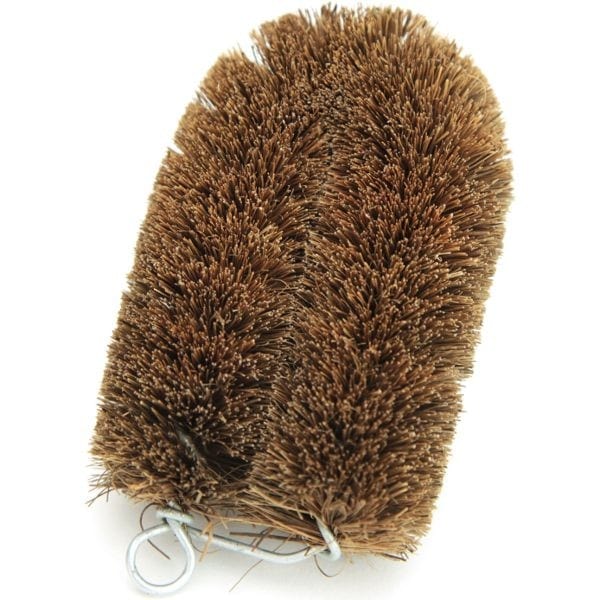 EcoMax Natural Coconut Fiber Kitchen Scrubber - Biodegradable Dish Sponge for Pots, Pans & Cookware - Eco-Friendly Cleaning Brush for Sustainable Home