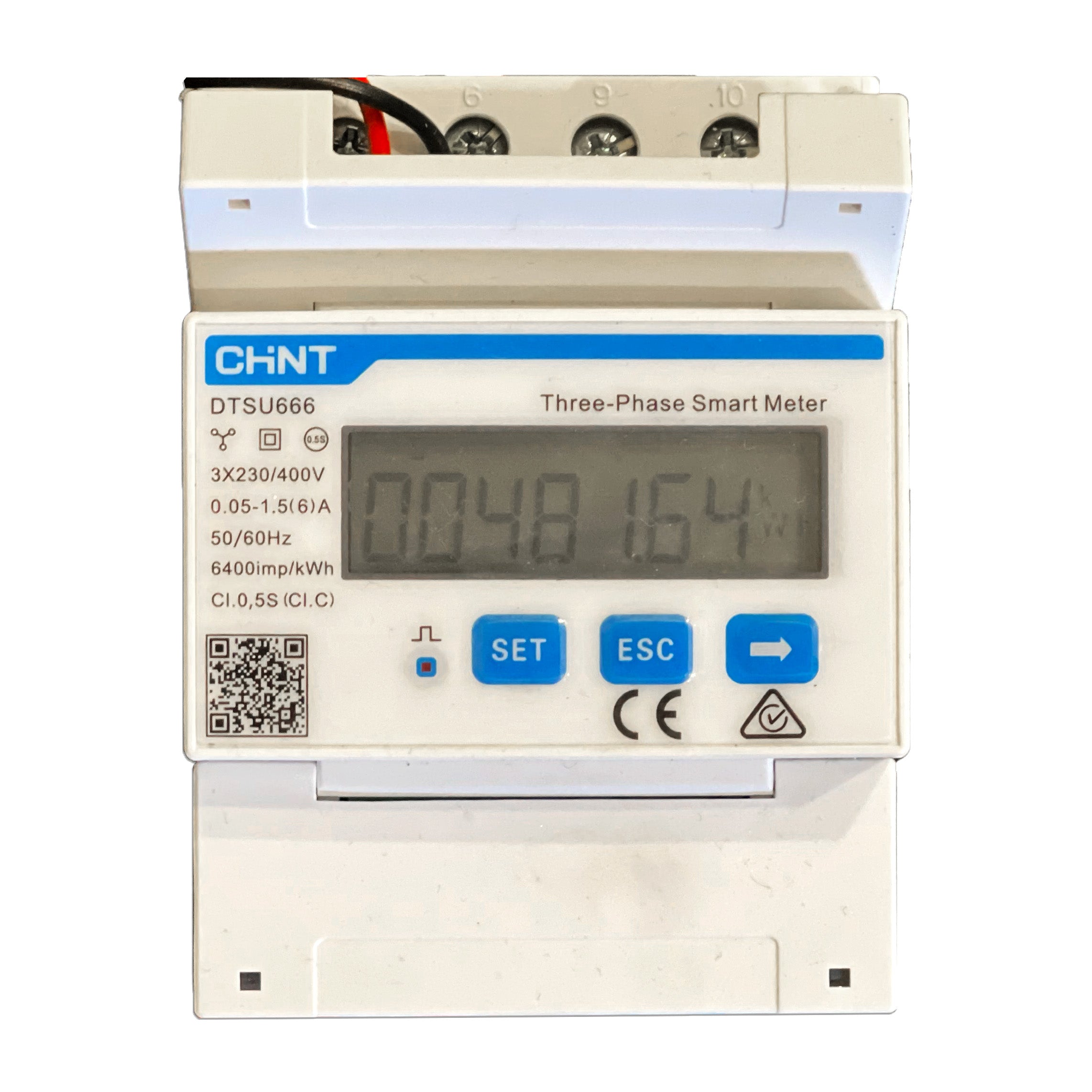 Elios Inversa 1510 Meter DTSU6663 230/400V 1.5(6)A 4P Smart Energy Meter for Industrial & Commercial Power Monitoring - Perfect for Factories, Warehouses and Electrical Substations