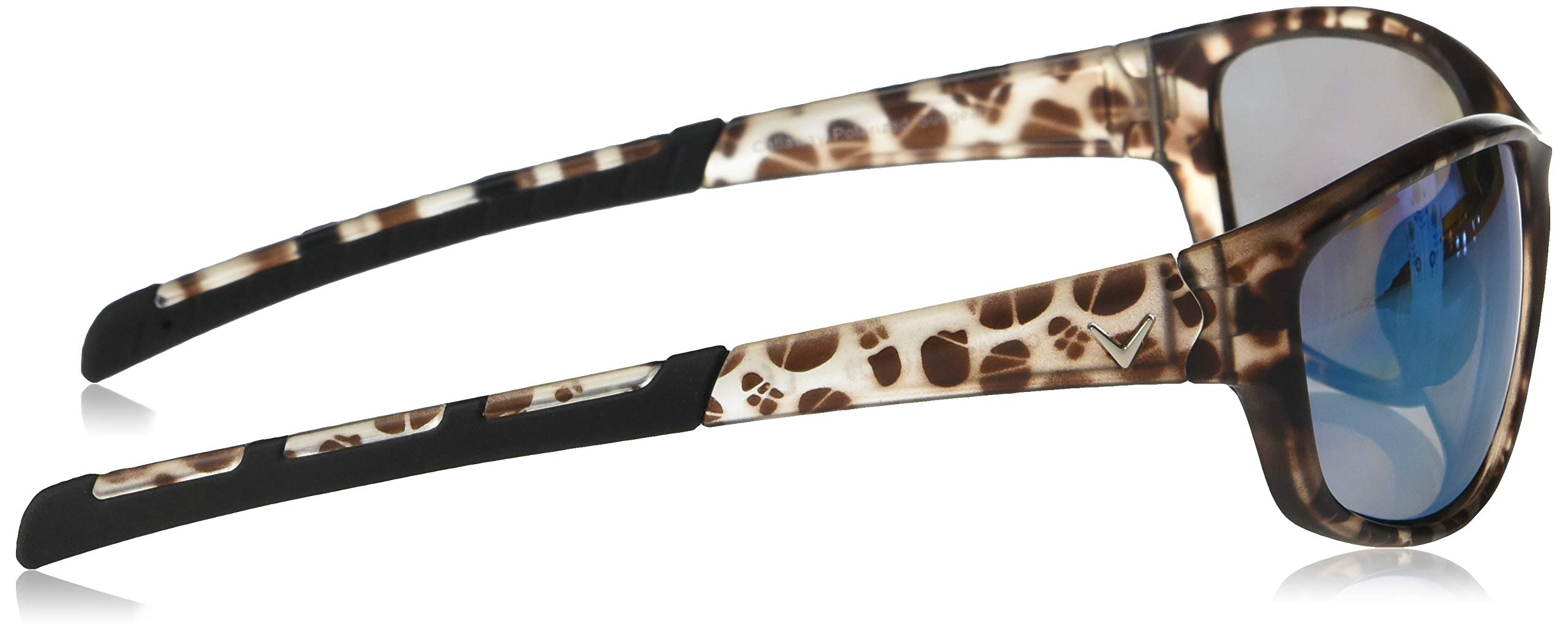 Callaway Sungear Women's Harrier Polarized Golf Sunglasses - Leopard Print UV Protection for Outdoor Sports & Driving - Perfect for Golf, Running, and Beach Activities