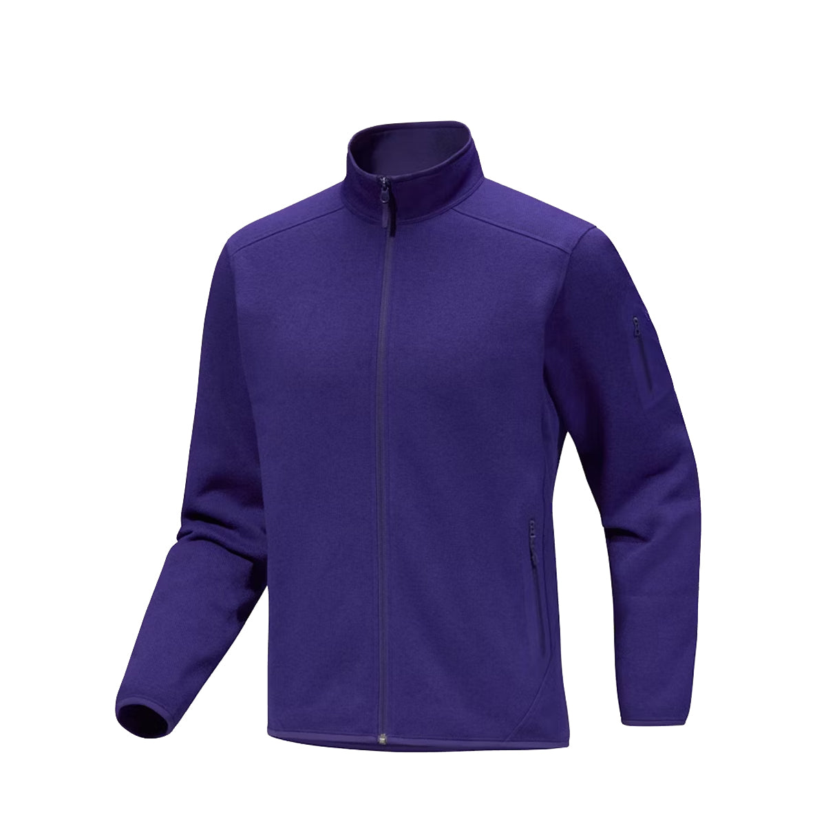Arc'Teryx Covert Cardigan Sweatshirt - Men's Fleece Pullover Hoodie (Soulsonic/Heather) for Outdoor Hiking & Casual Wear