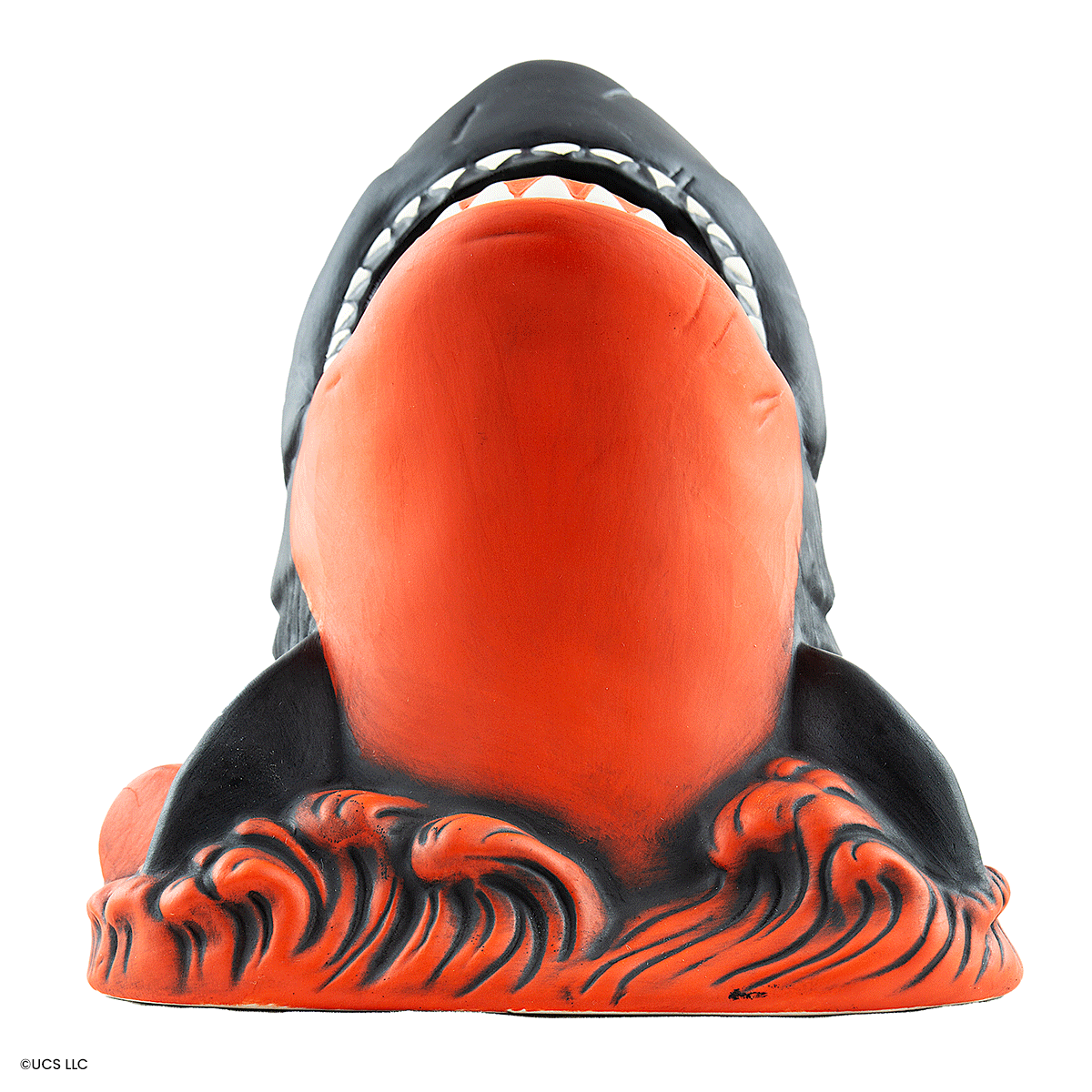 Jaws Tiki Get Out of the Water Variant - Red & Black Collectible Statue for Horror Movie Fans | Perfect for Home Decor, Halloween Party & Movie Themed Gifts