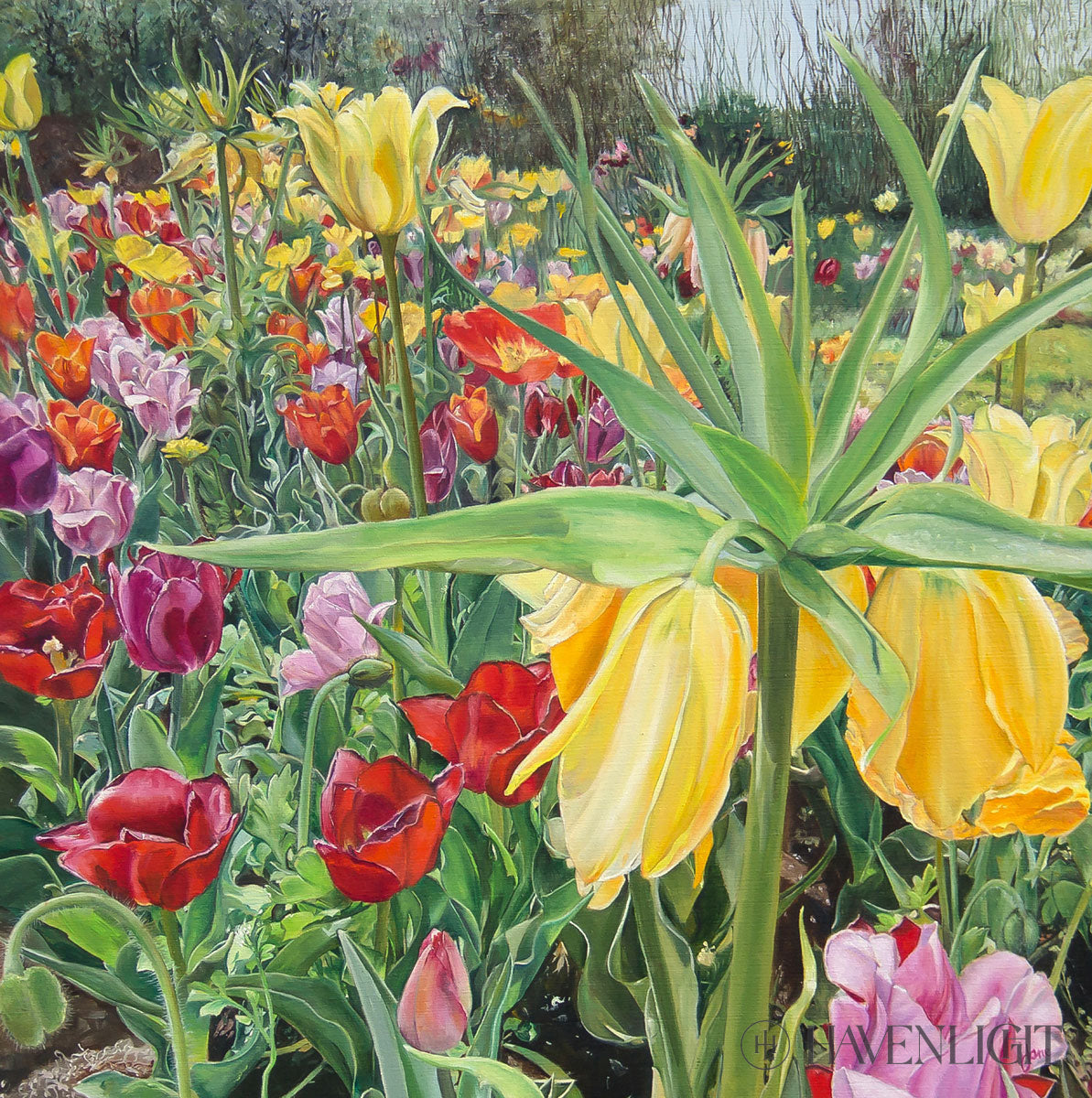 Carousel Tulips By Nila Jane Autry - Beautiful Artificial Silk Tulip Flowers for Home Decor, Wedding Centerpieces, and Spring Table Arrangements