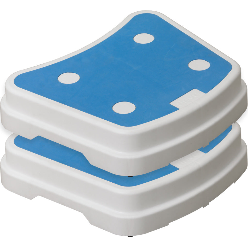 Portable Bath Step Stool for Adults & Seniors - Non-Slip Shower Stool with Handles - Foldable Bathtub Step for Safe Bathing, Showering, and Spa Use at Home