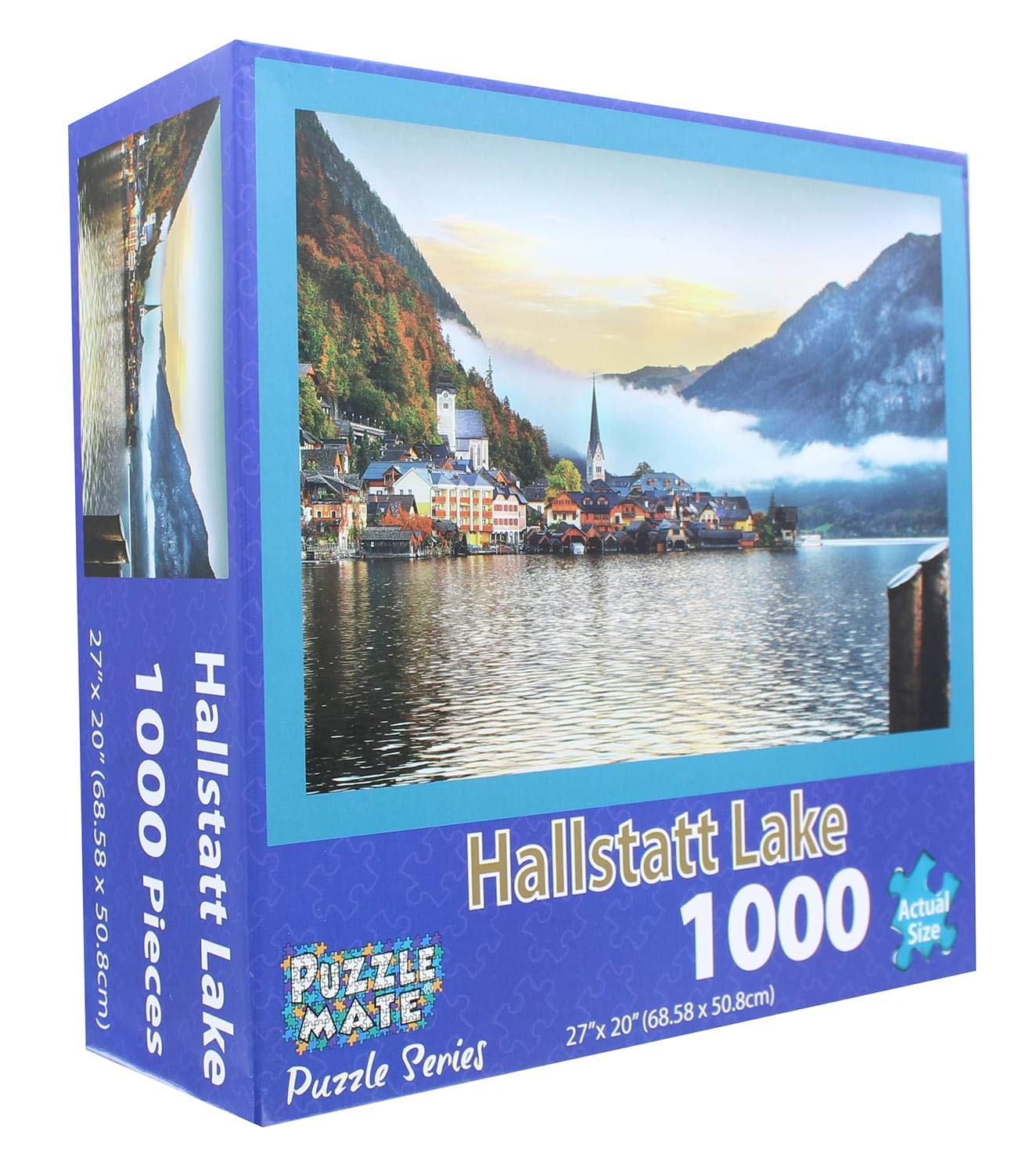 Hallstatt Lake 1000 Piece Jigsaw Puzzle for Adults - Challenging Scenic Landscape Puzzle Game - Perfect for Family Game Night & Stress Relief