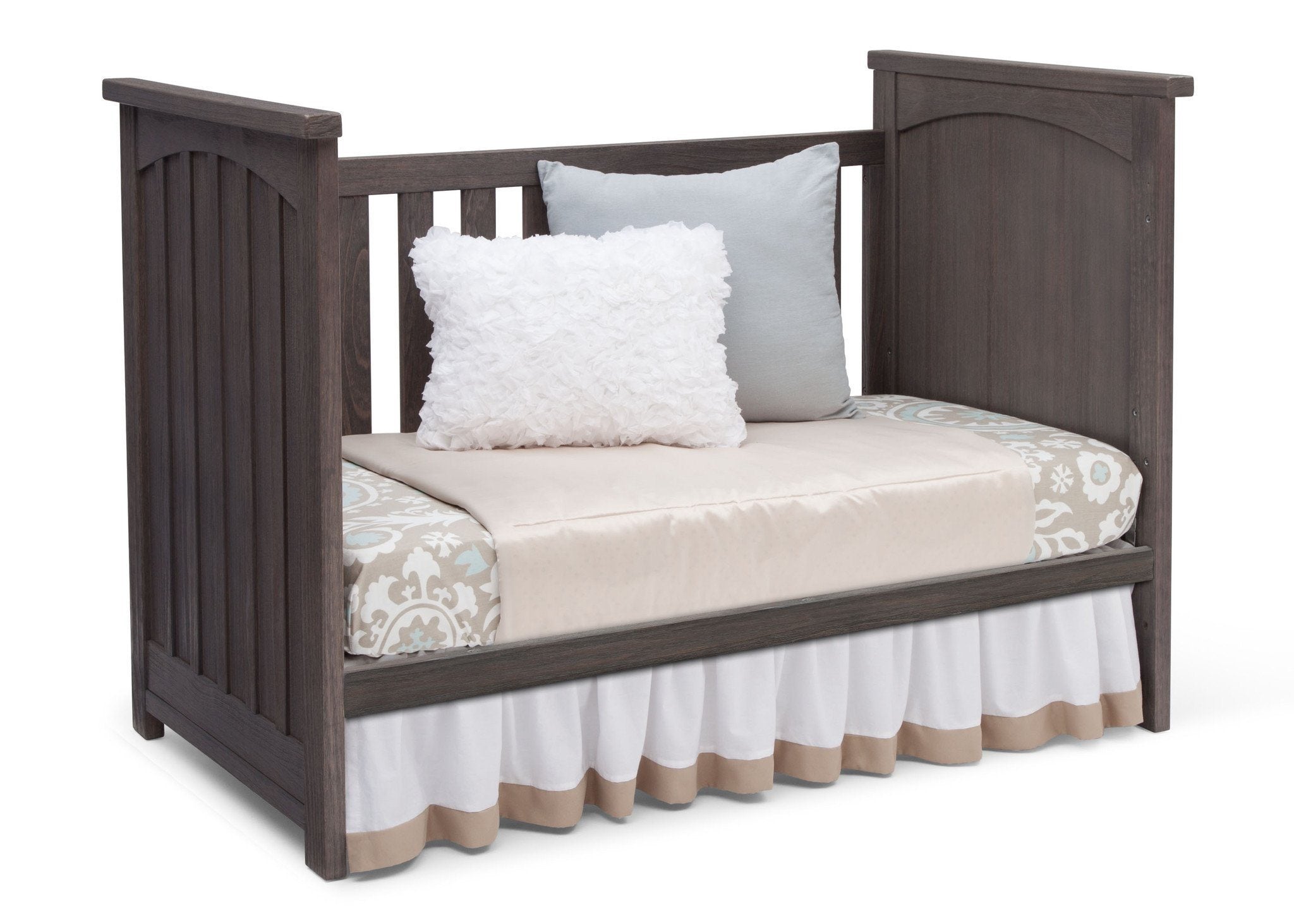 Northbrook 3-in-1 Convertible Baby Crib - Toddler Bed & Daybed - Safe Nursery Furniture for Newborns & Kids - Perfect for Bedrooms, Daycare & Guest Rooms