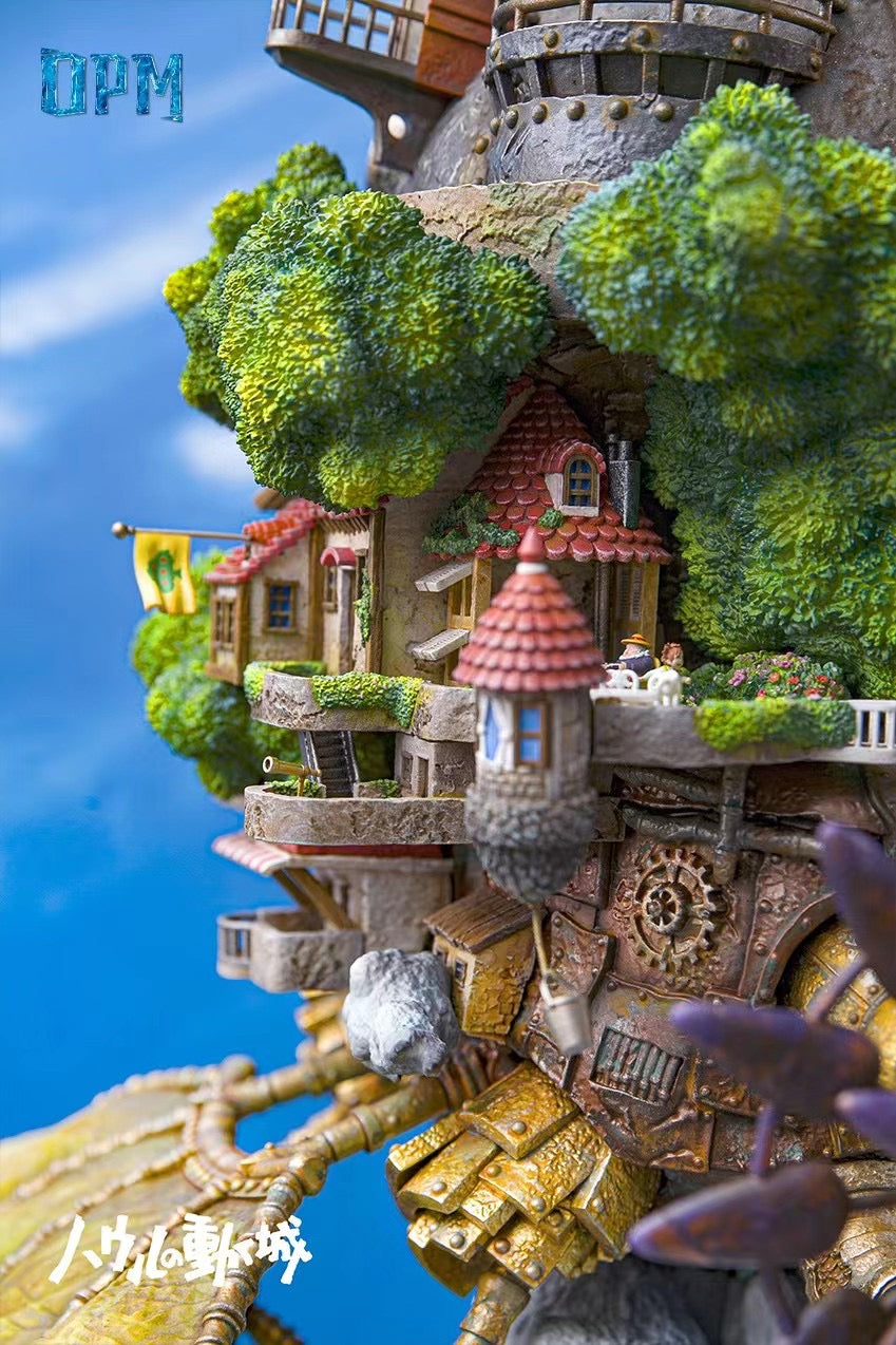 OPM Studio Howl’s Moving Castle Flying Version Collectible Model - Perfect for Anime Fans, Studio Ghibli Decor, and Fantasy Display