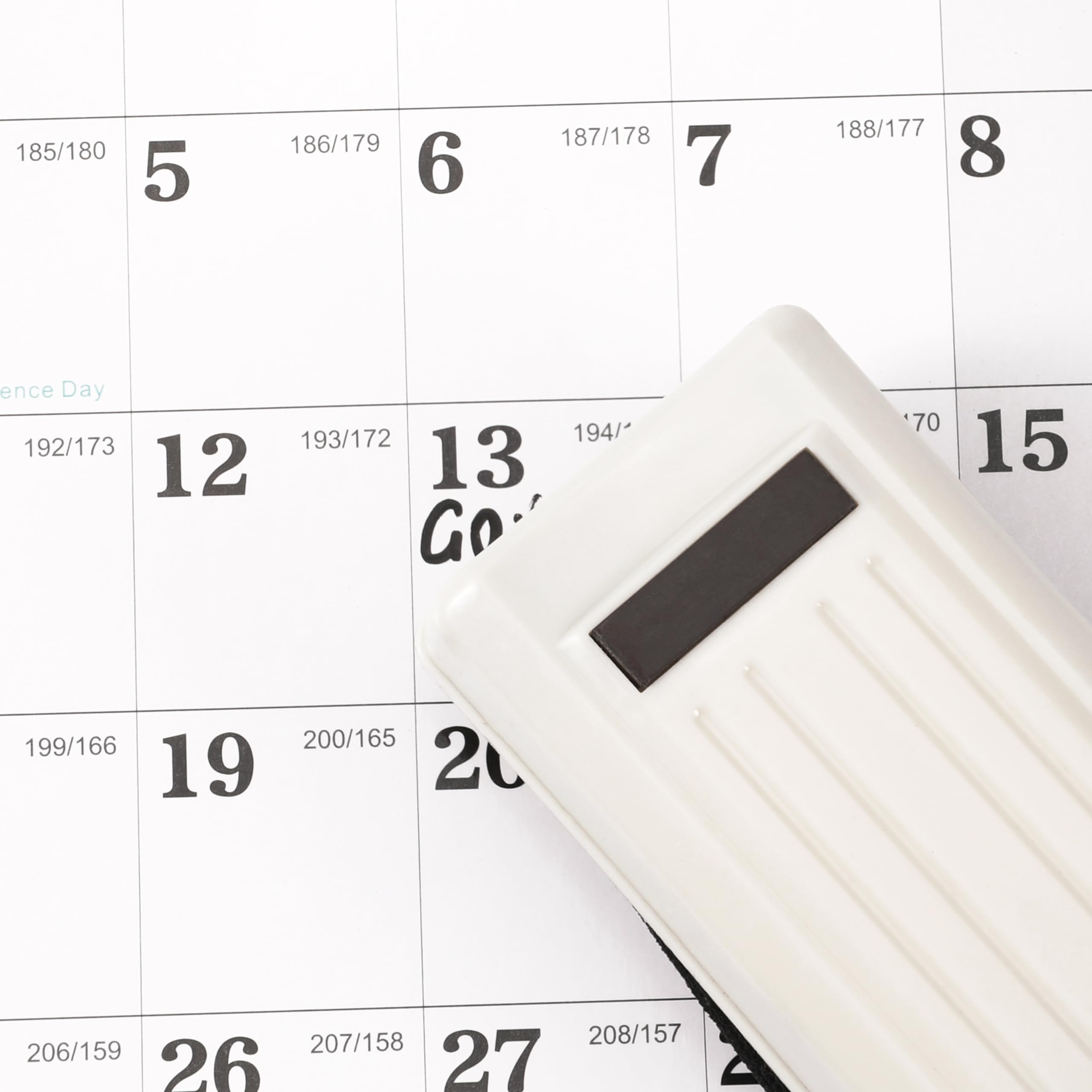 2024-2025 Dry Erase Wall Calendar - 12 Month Reusable Whiteboard Calendar from July 2024 to June 2025 with Julian Dates | Perfect for Office, Classroom & Home Planning | Green Design