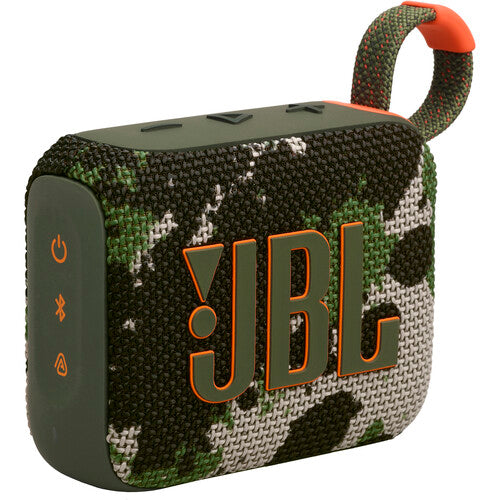 JBL GO 4 Portable Bluetooth Speaker - Waterproof Wireless Speaker with Rich Bass, 12-Hour Playtime - Perfect for Outdoor Adventures, Beach Parties & Home Use