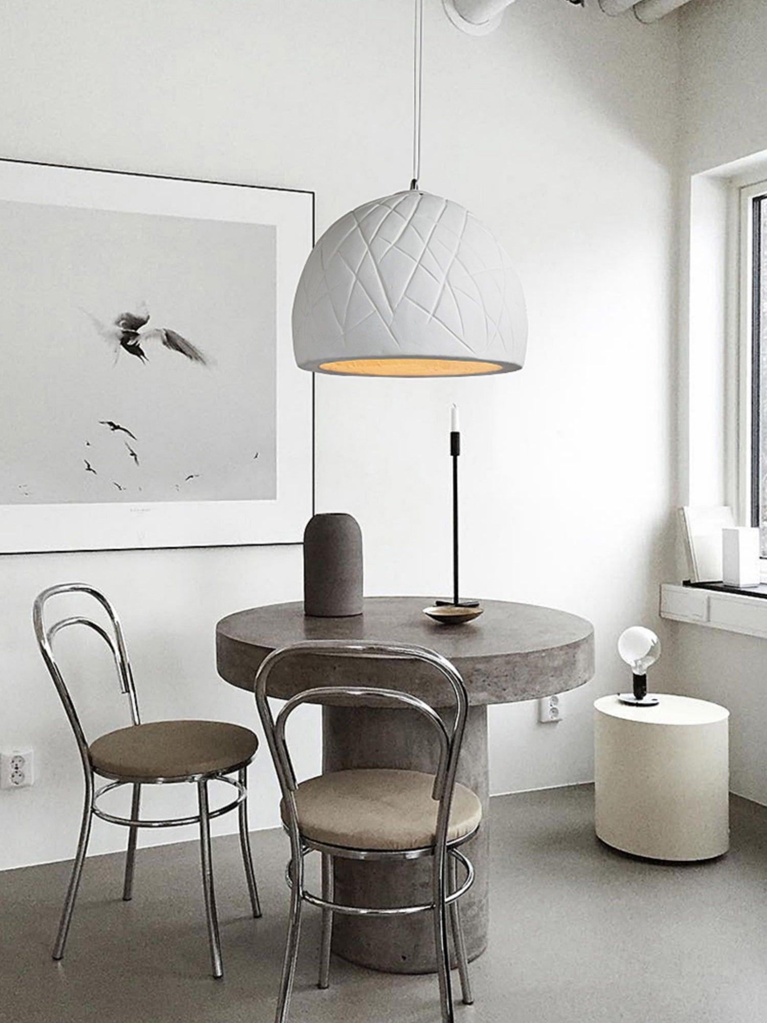 Modern Malva Pendant Light - Elegant Glass Ceiling Hanging Lamp for Dining Room, Kitchen Island & Bedroom Lighting - Dimmable Vintage Industrial Style Fixture