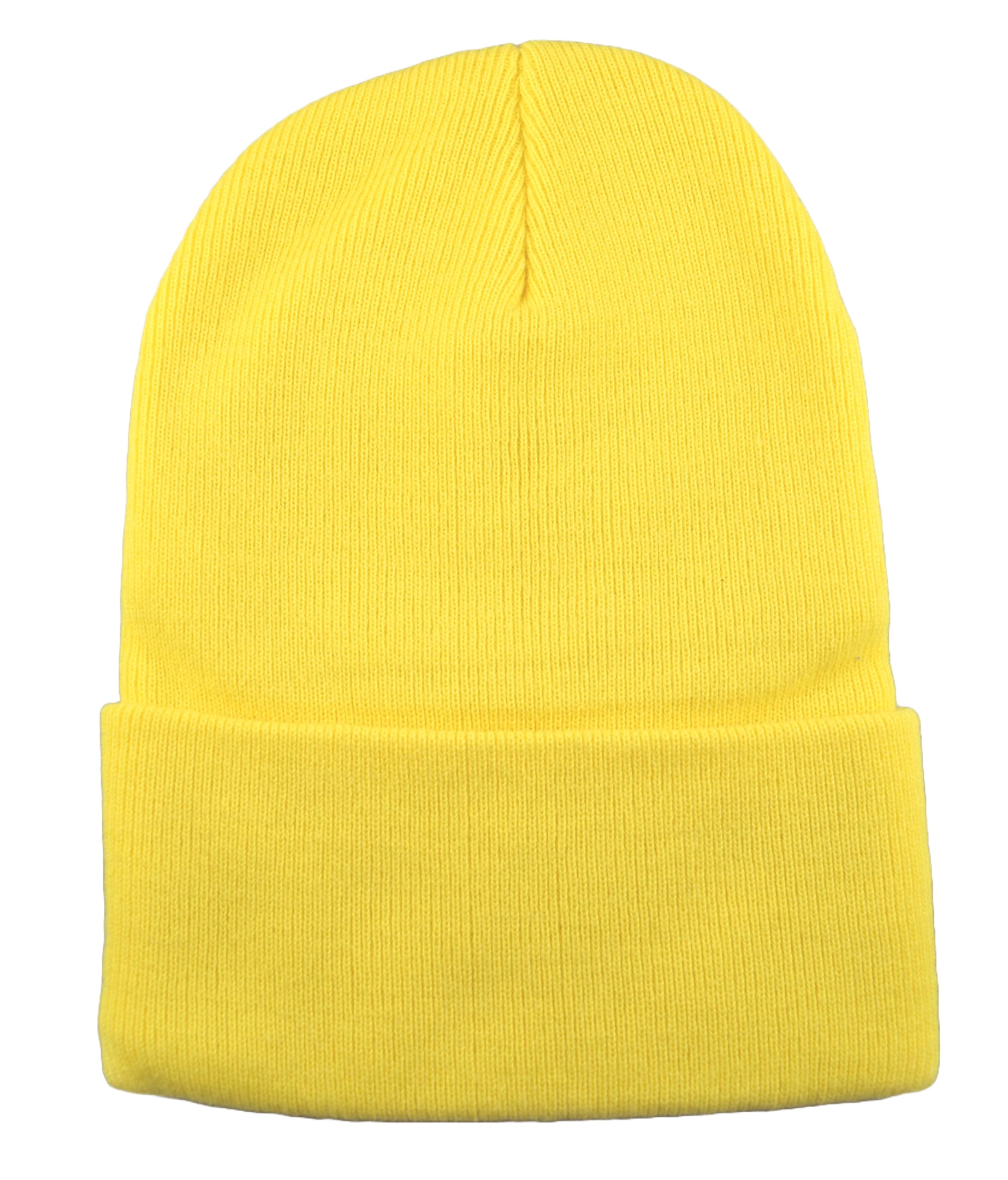 Yellow Knit Cap Beanie - Soft Winter Hat for Men & Women | Little Helper Yellow | Perfect for Cold Weather, Outdoor Activities & Fashion Accessories
