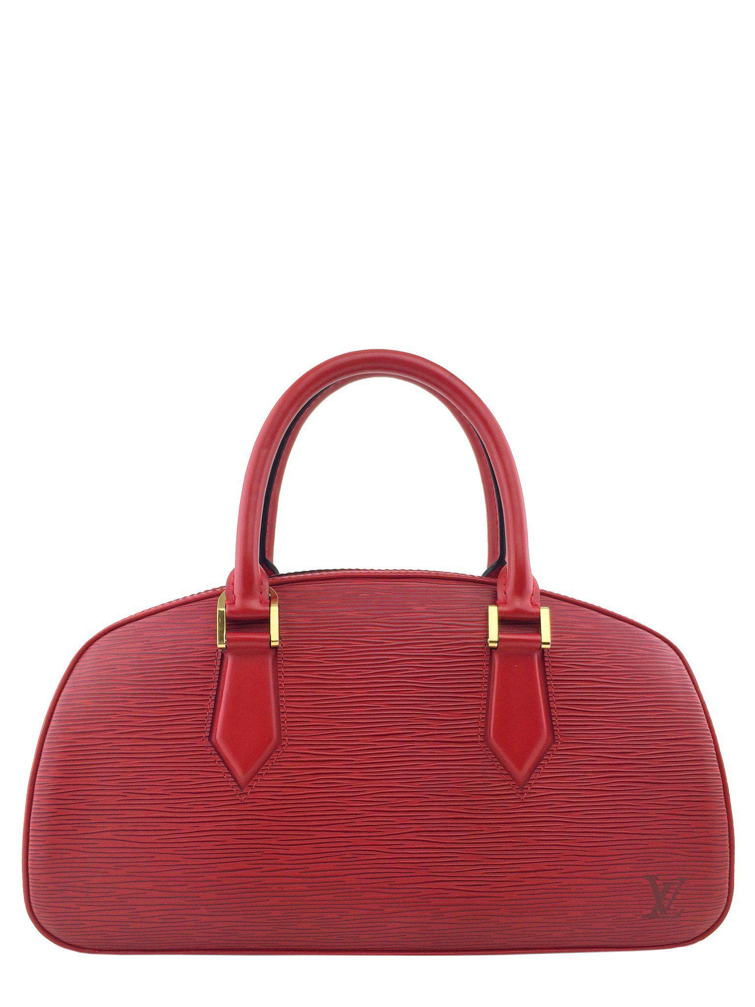 Authentic Louis Vuitton Epi Leather Jasmine Satchel Handbag for Women - Luxury Designer Tote Purse for Work, Travel & Everyday Use