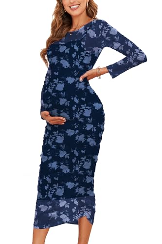 Floral Dark Blue