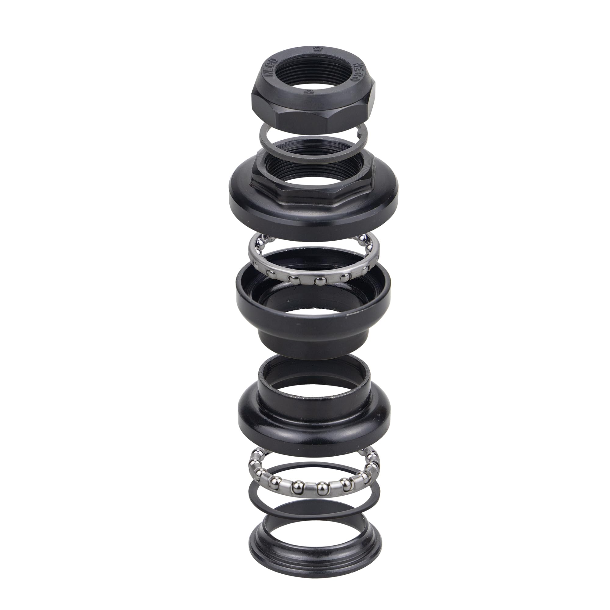 25.4mm/28.6mm External Cup Threaded Headset for 30mm/34mm Head Tube - Lightweight Bicycle Headset - Perfect for Road Bikes, Mountain Bikes & BMX Upgrades