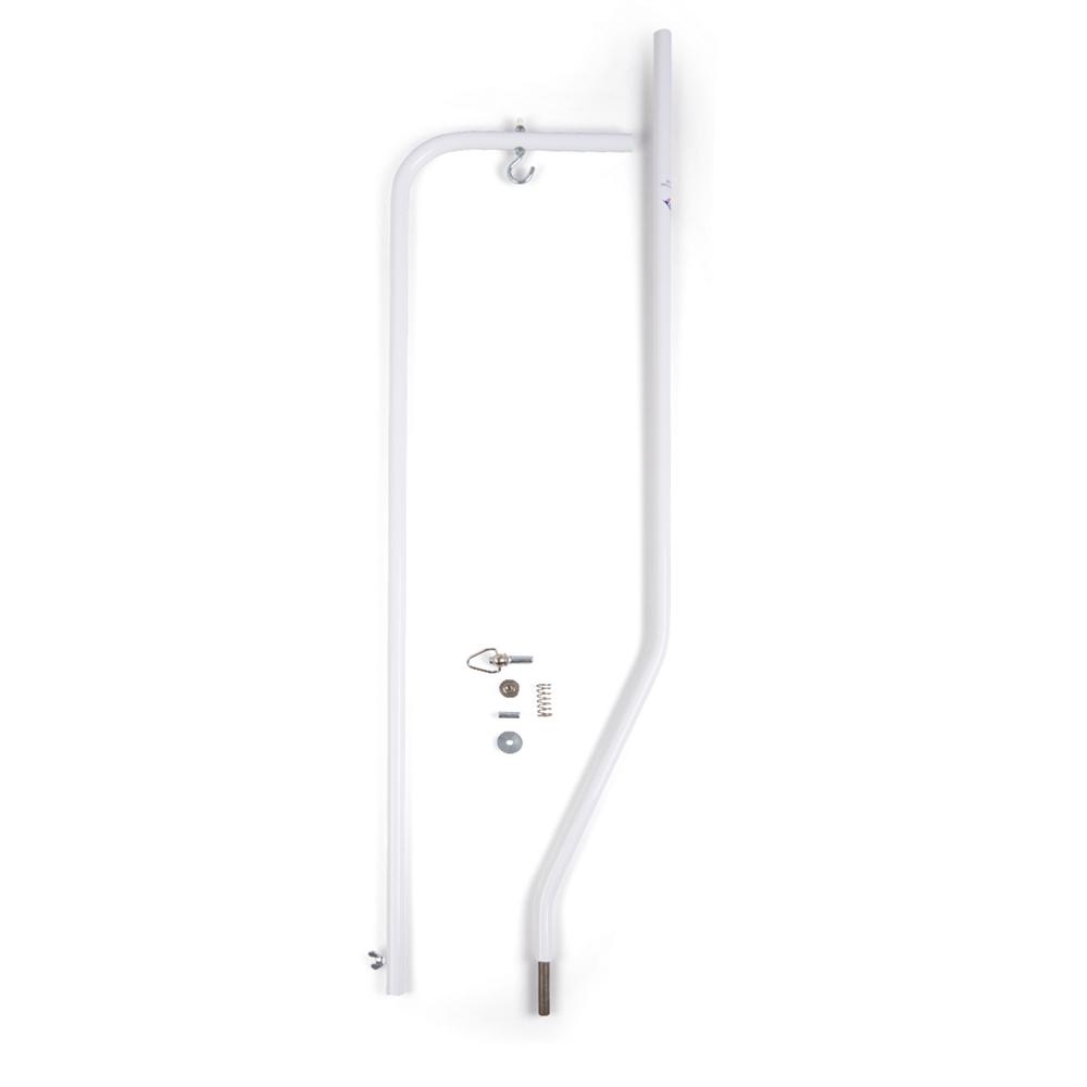 Adjustable Hanging Pole Set (2-Pack, Upper & Lower Poles) No Feet - Perfect for Closet Organization, Drying Racks & Home Storage Solutions