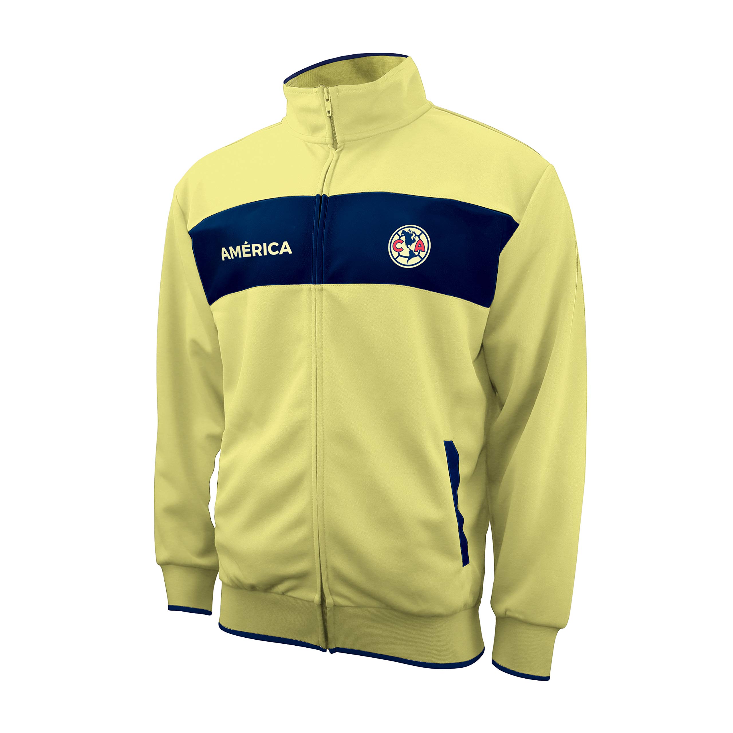 Icon Sports Boys' Club America Track Jacket - Lightweight Athletic Running Jacket for Kids - Perfect for School, Sports & Outdoor Activities