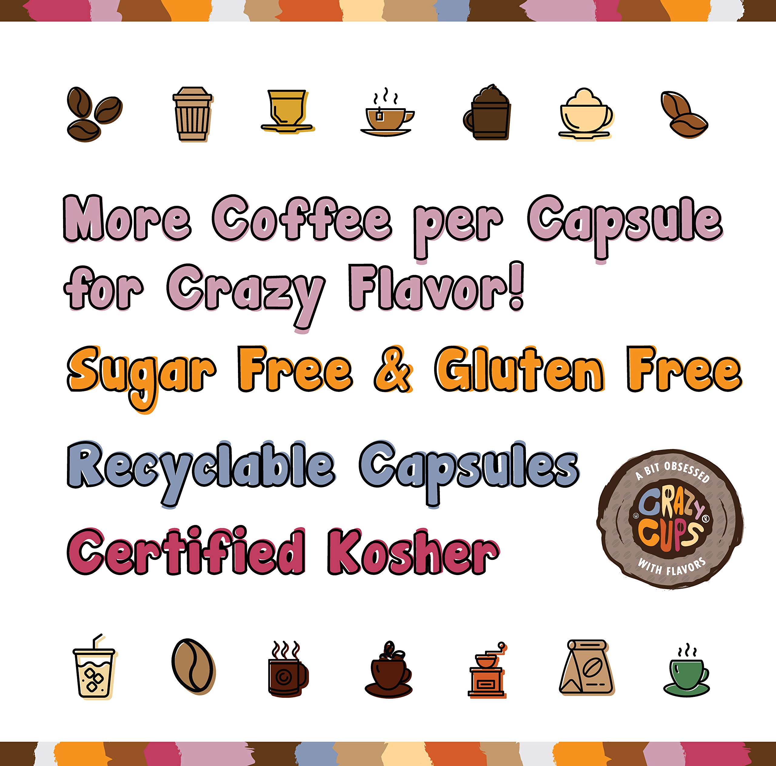 **Decaf Flavored Coffee Variety Pack for Keurig K-Cups – 24 Recyclable Pods, Hot or Iced, Perfect for Home & Office Brewing**    (Note: This optimized title improves keyword focus, removes redundancy, and adds a usage scenario while maintaining SEO best practices.)