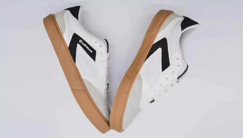 Air Walk H Grip White Sneakers - Lightweight Comfortable Walking Shoes for Men & Women - Perfect for Running, Gym, and Casual Wear