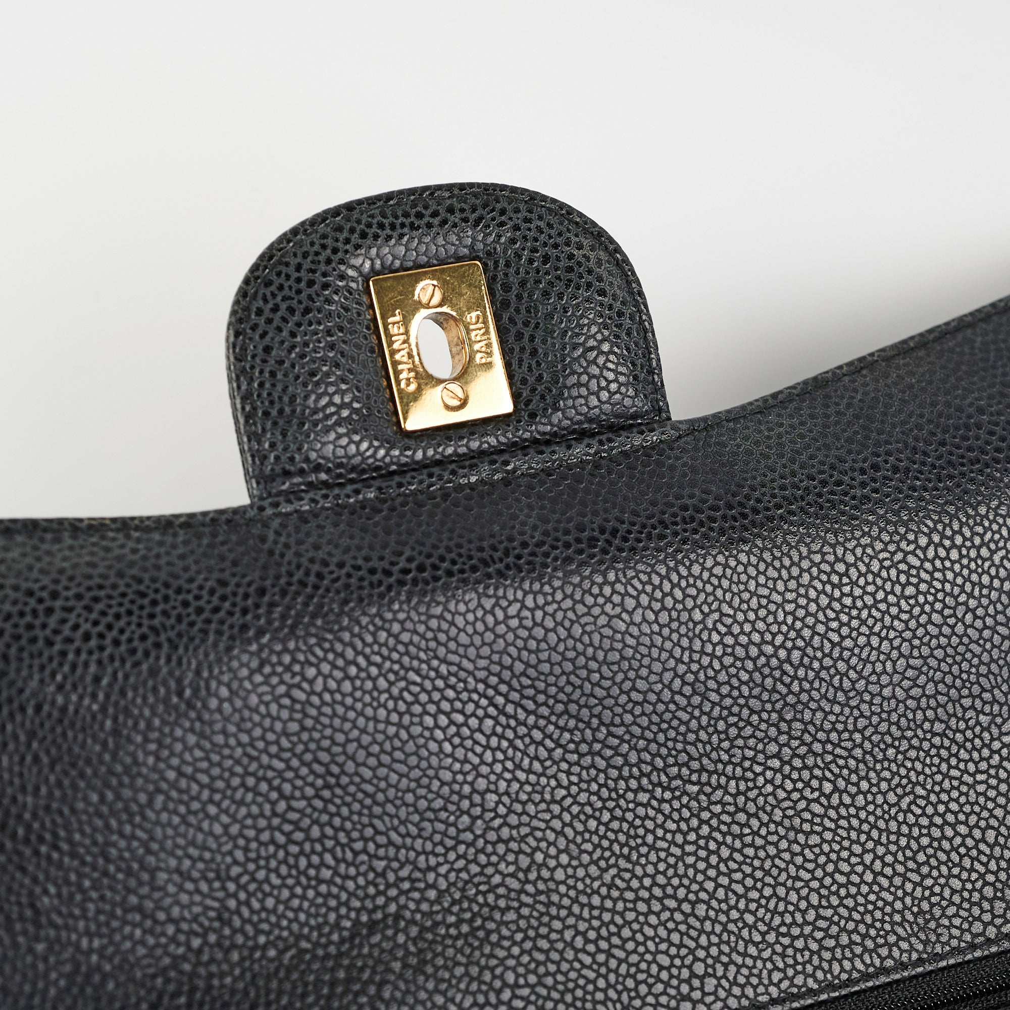 Chanel Maxi Jumbo Double Flap Bag in Black Caviar Leather - Luxury Designer Handbag for Women, Perfect for Work, Travel & Special Occasions
