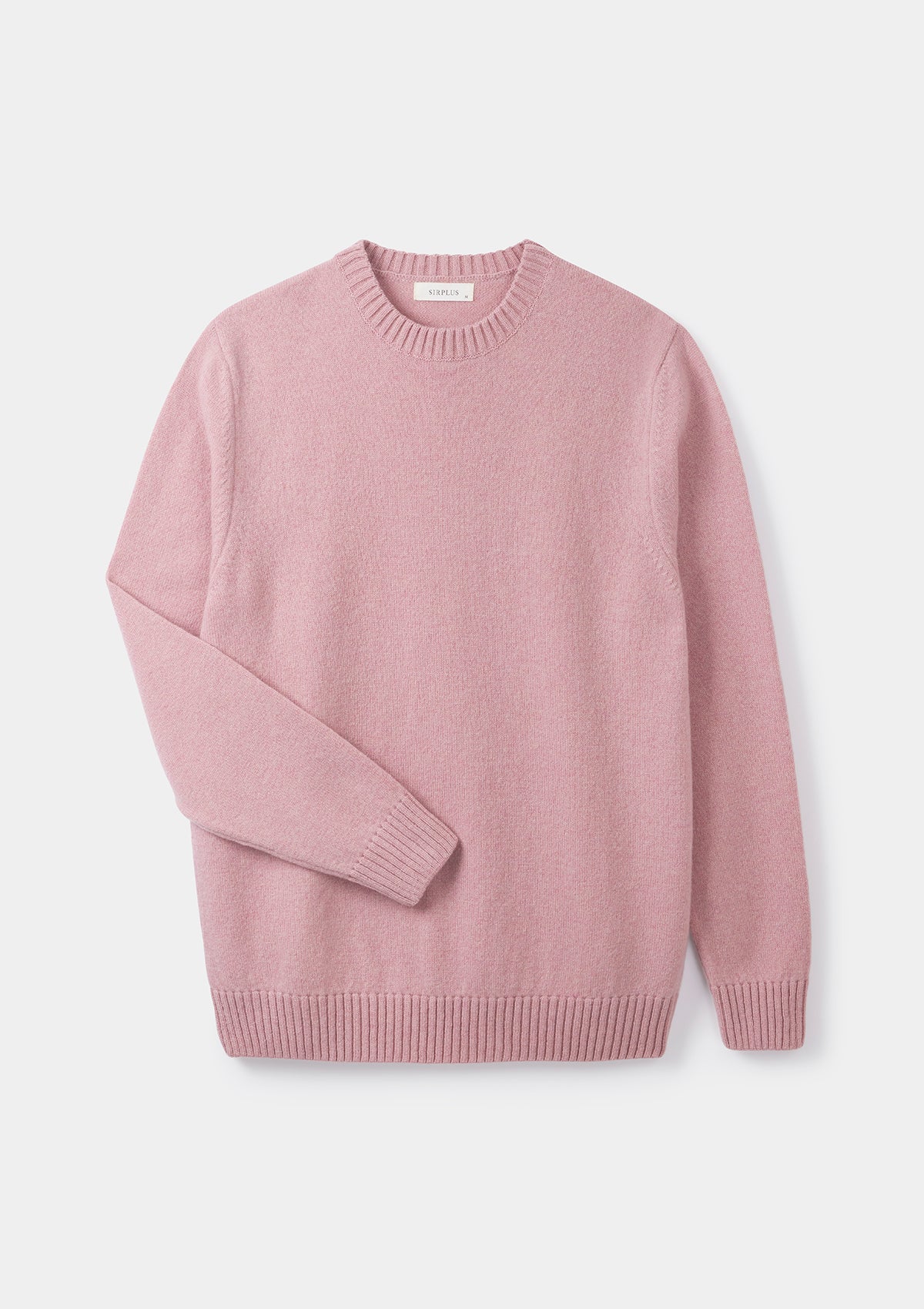 Soft Dusty Pink Lambswool Sweater for Women - Cozy Crewneck Pullover for Fall & Winter - Perfect for Casual Outfits, Office Wear & Holiday Gatherings