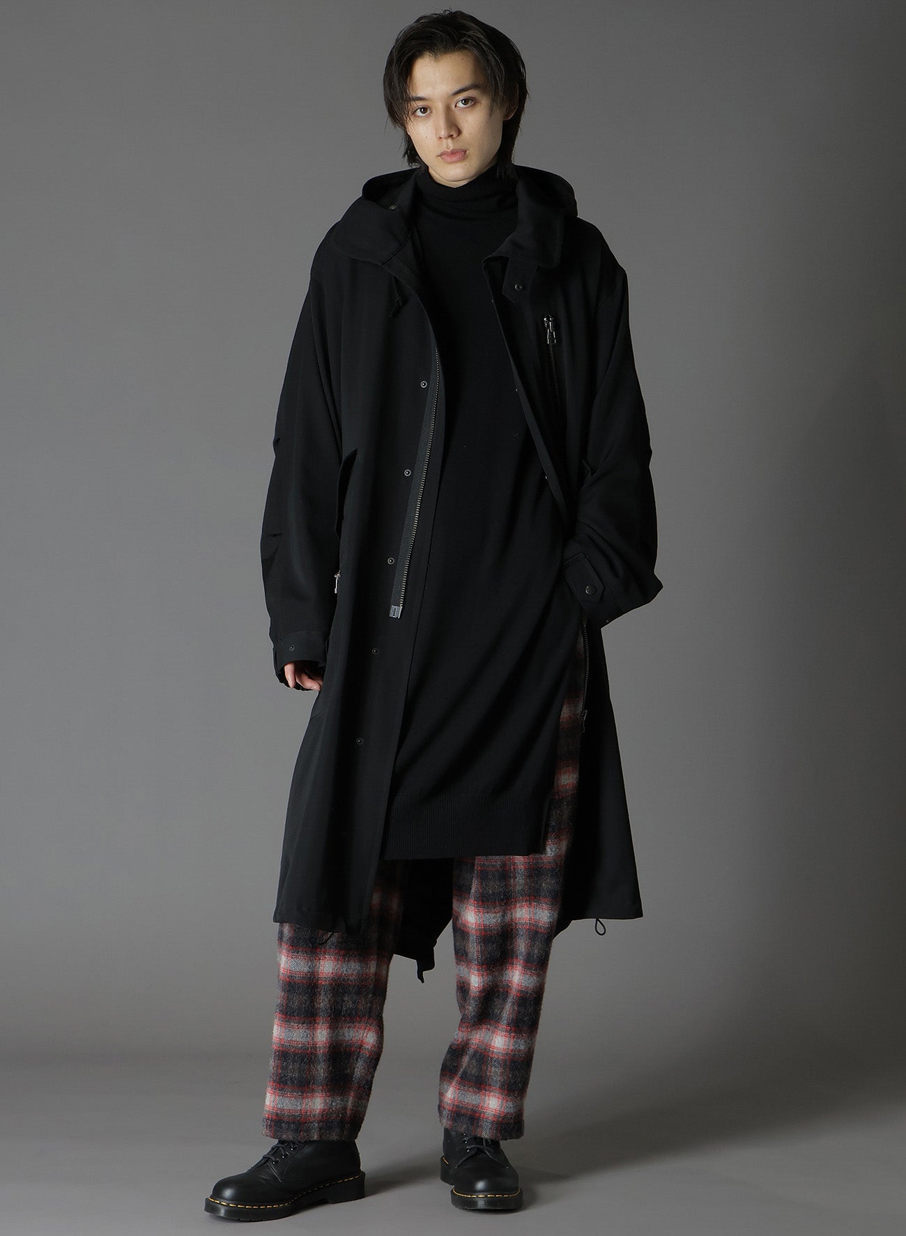 Checked Shaggy Wool Zipper Pocket Pants for Men & Women - Cozy Winter Lounge Pants for Home, Office & Travel