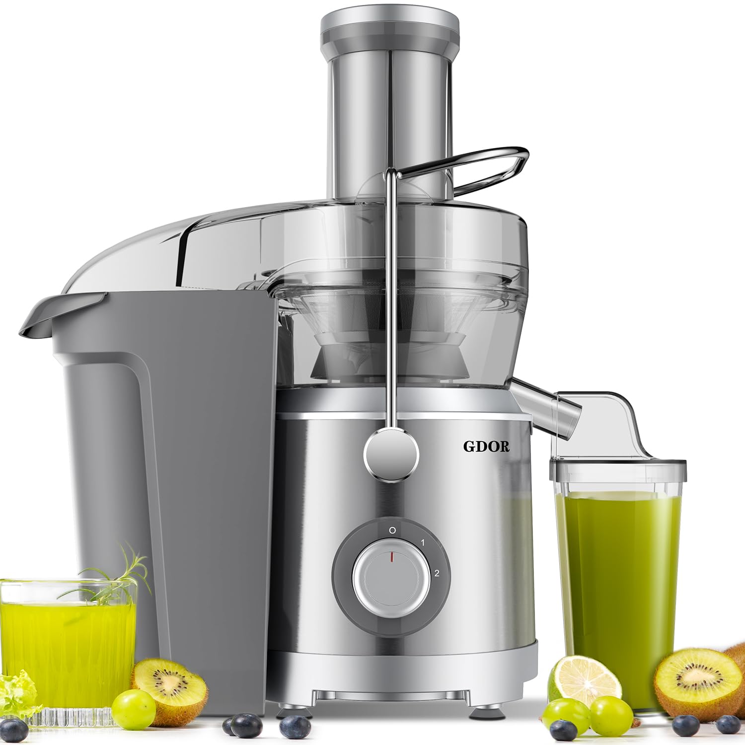 GDOR 1300W Heavy Duty Commercial Juicer Machine - Extra Large 3.2