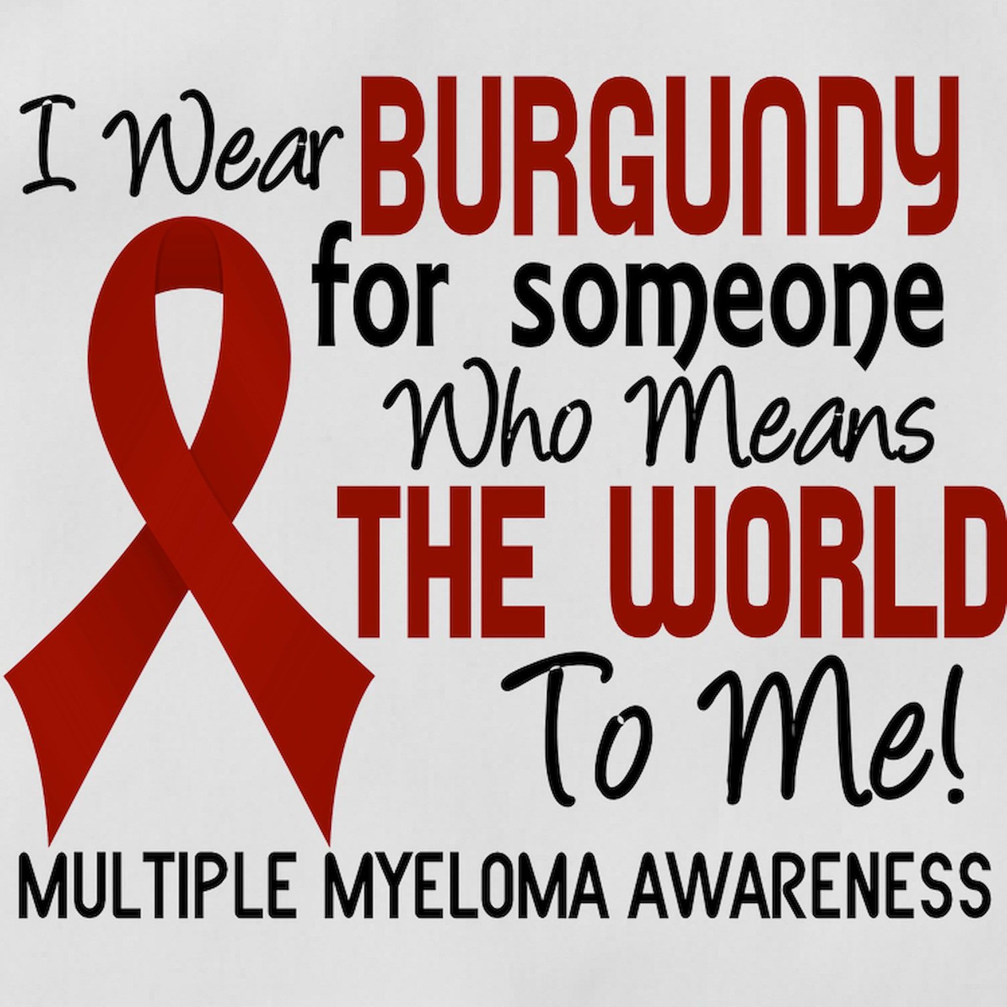 Multiple Myeloma Awareness Baking Apron - 'Myeloma Means the World to Me' Design - Perfect for Family Baking & Cancer Support Activities