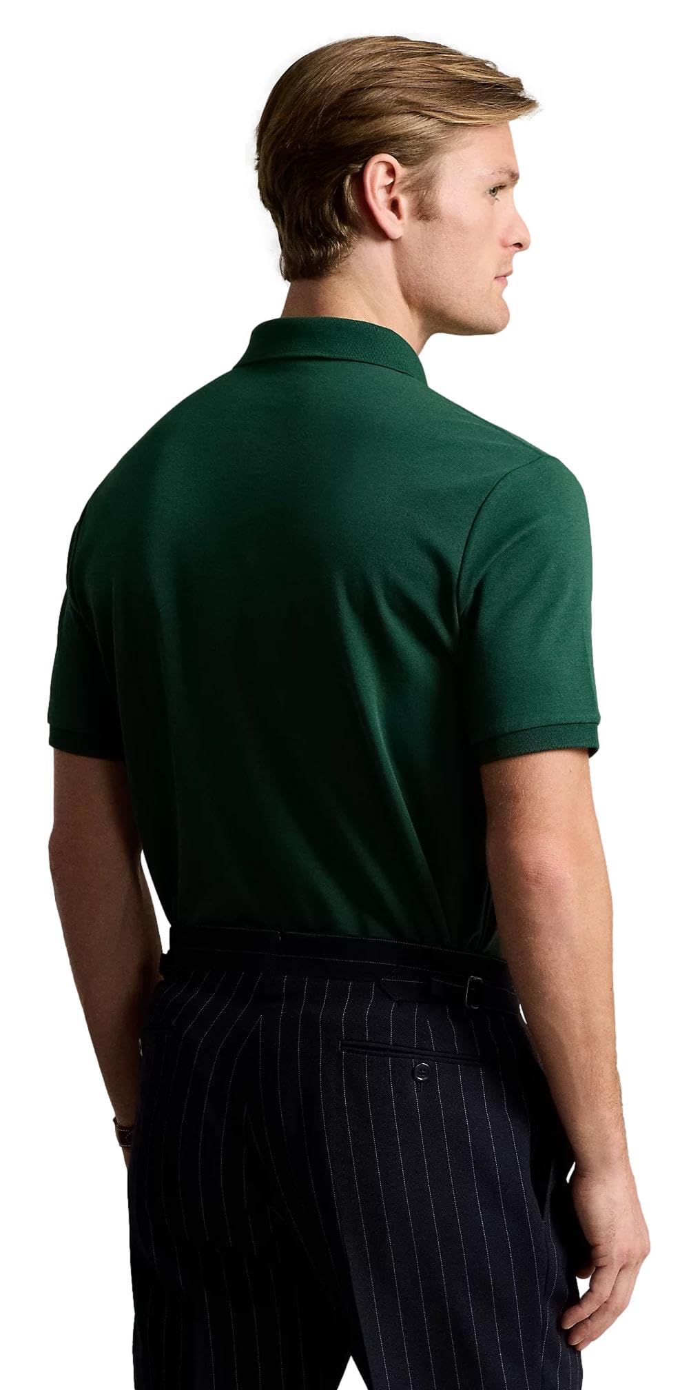 Ralph Lauren Men's Classic Interlock Polo Shirt - Breathable Cotton Comfort Fit Casual & Business Wear for Golf, Office & Everyday Style