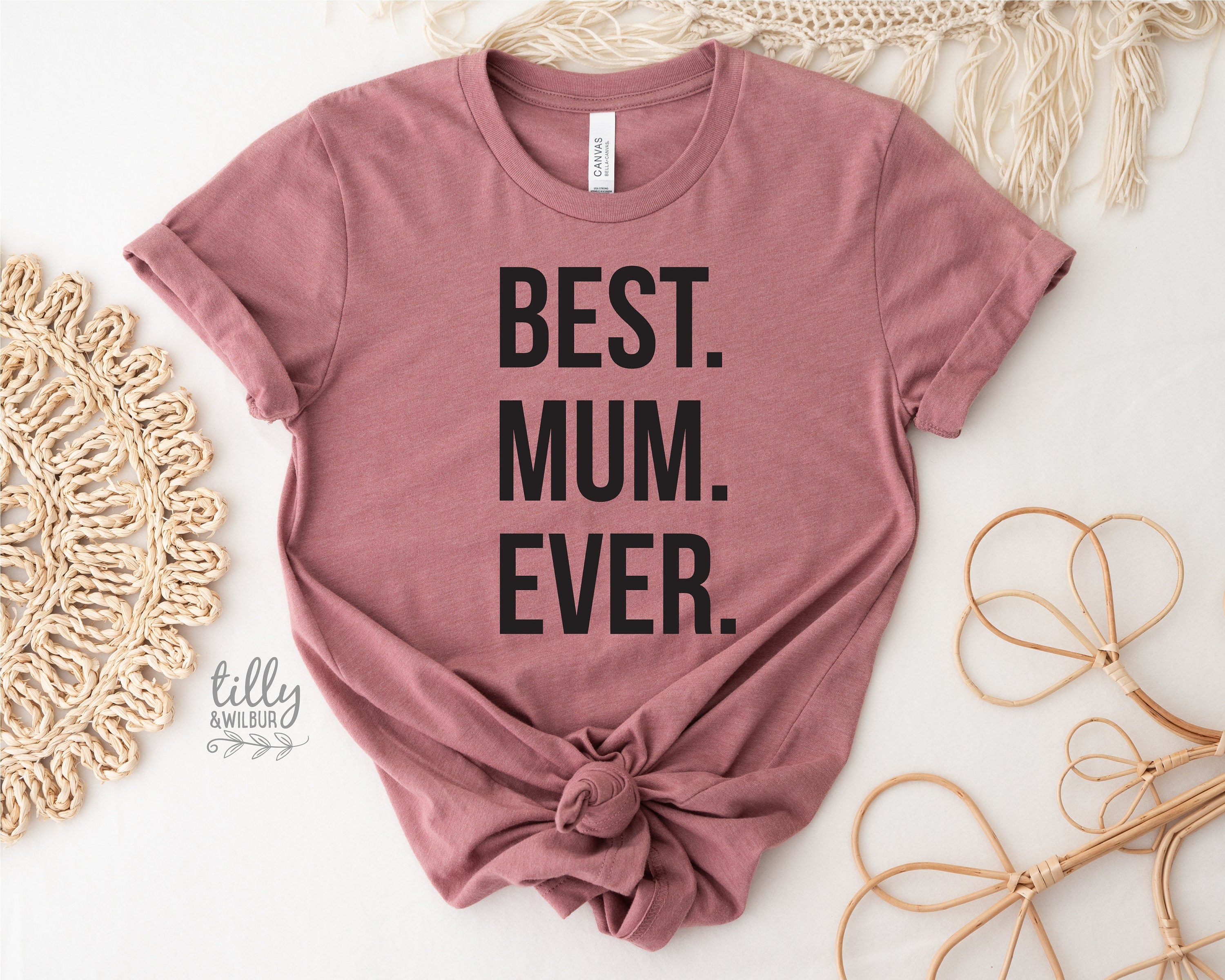 Best Mom Ever T-Shirt - Funny & Heartwarming Gift for Mother's Day, Birthday - Soft Cotton Comfort for Everyday Wear