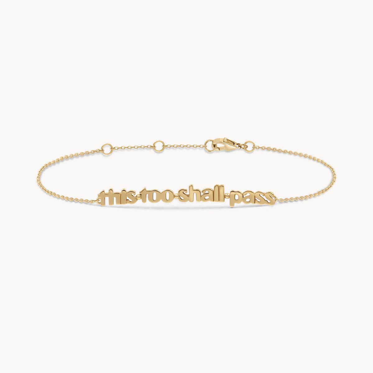 This Too Shall Pass Bracelet - Inspirational Reminder Bracelet for Anxiety Relief & Stress Management - Perfect for Daily Wear, Meditation & Gift Giving