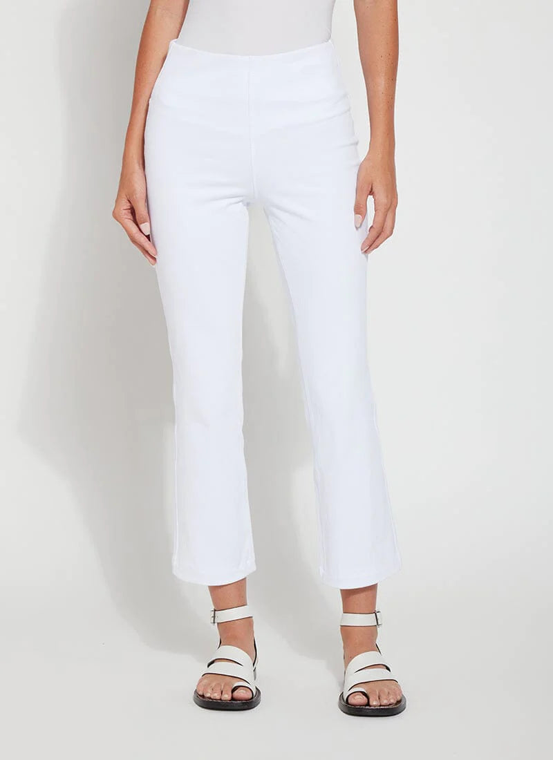 Stylish Ankle Baby Bootcut Denim Jeans in White - Perfect for Casual Outings & Playdates