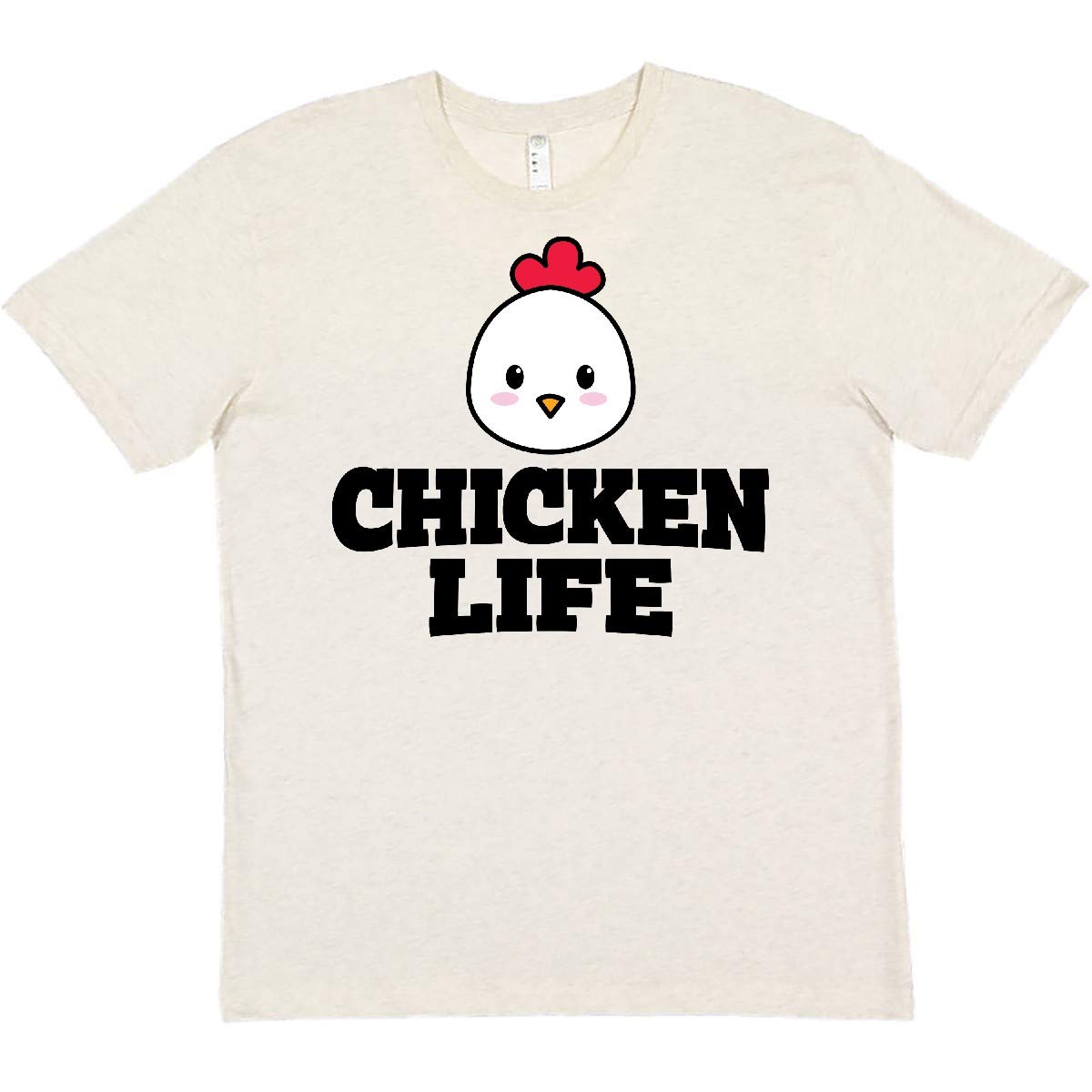 Inktastic Chicken Life Funny Graphic T-Shirt for Men & Women - Comfortable Cotton Tee for Casual Wear, Gifts, and Poultry Lovers