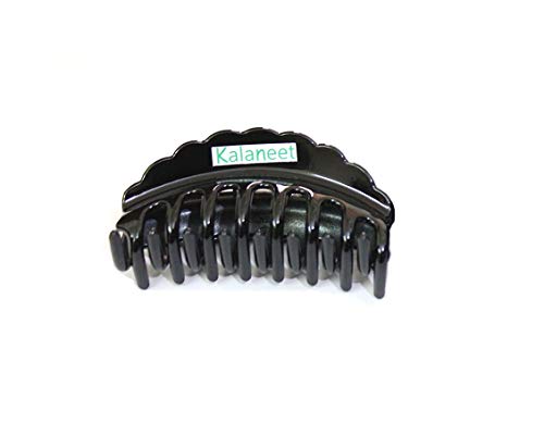 Kalaneet Plastic Hair Clips for Women - Black Hair Clutcher (Pack of 1) - Perfect for Styling, Updos & Everyday Use