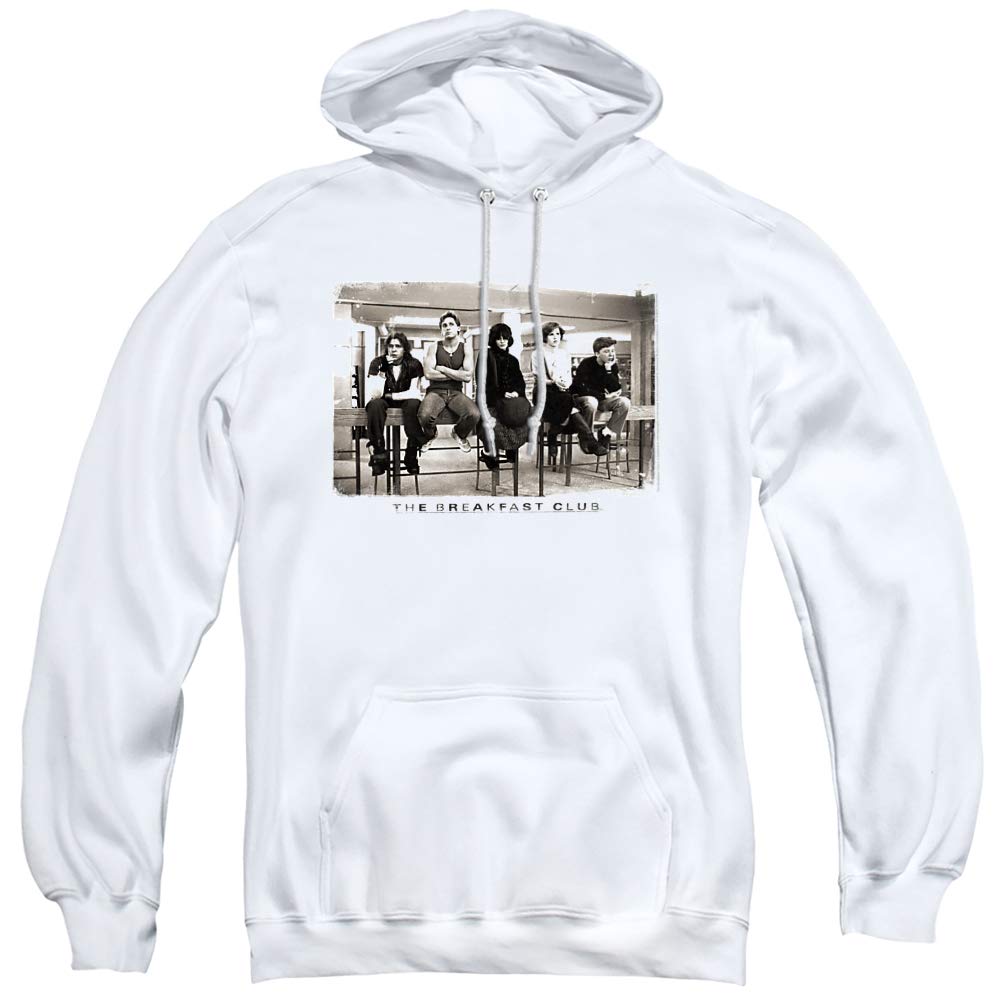 Trevco The Breakfast Club Mug Design Unisex Adult Pullover Hoodie - Soft & Comfortable for Casual Wear, Movie Nights & Gifts