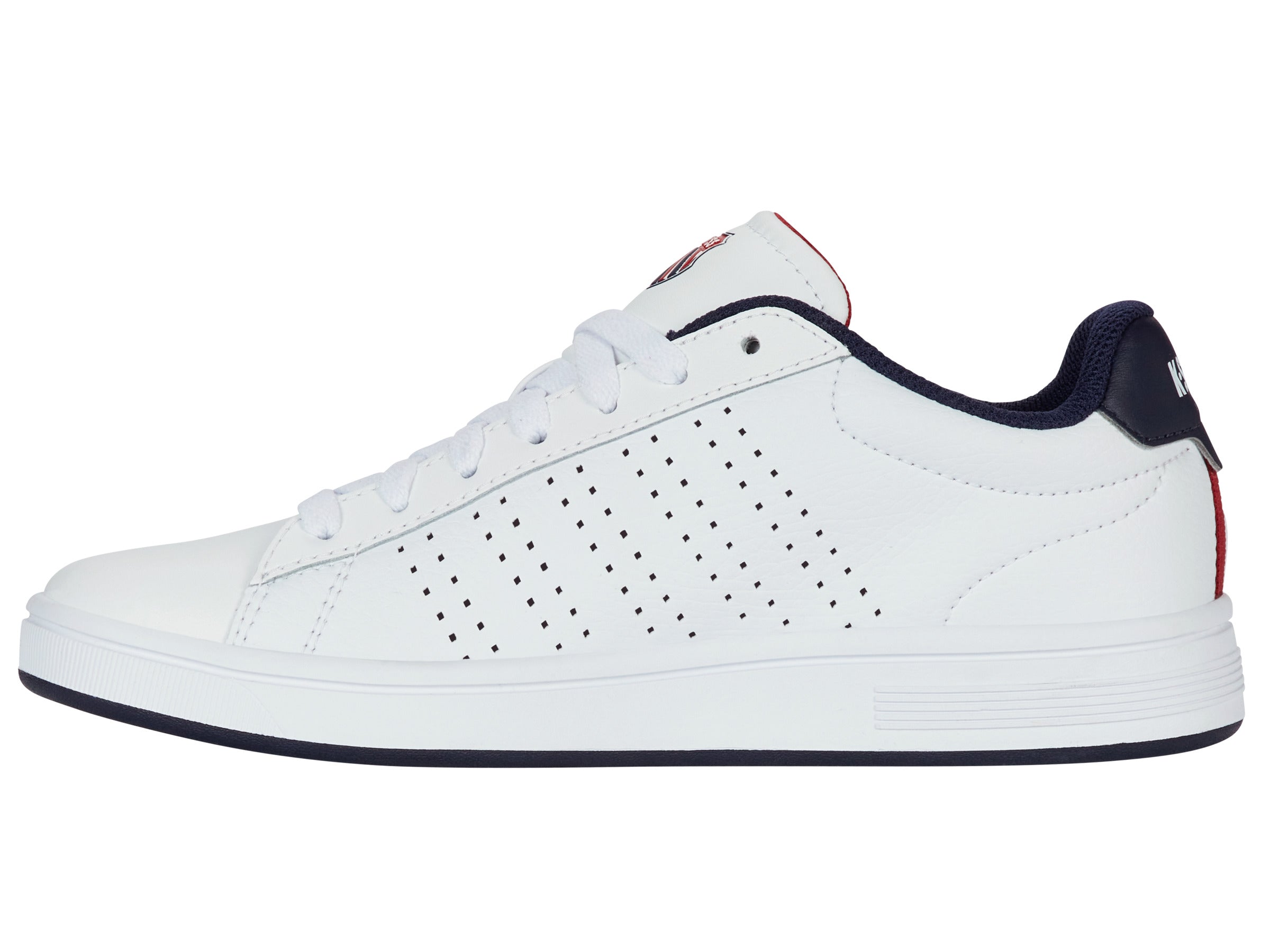 Nike Court Vision Low Sneakers - White/Navy/Red | Men's Basketball Shoes for Casual Wear & Street Style | Perfect for Sports, Gym & Everyday Fashion