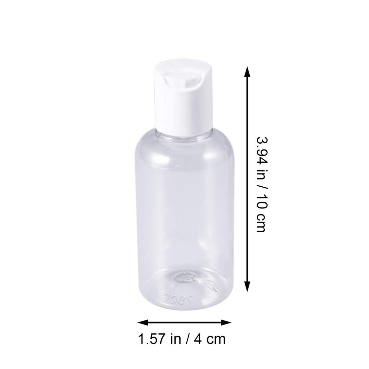 24pcs Minkissy Travel Bottles Set - Refillable Empty Lotion & Toiletry Containers for Makeup, Soap Dispenser, Sample Bottles (White, Travel Size with Qianqiu Cover) - Perfect for Air Travel, Gym, Camping & Hotel Toiletries