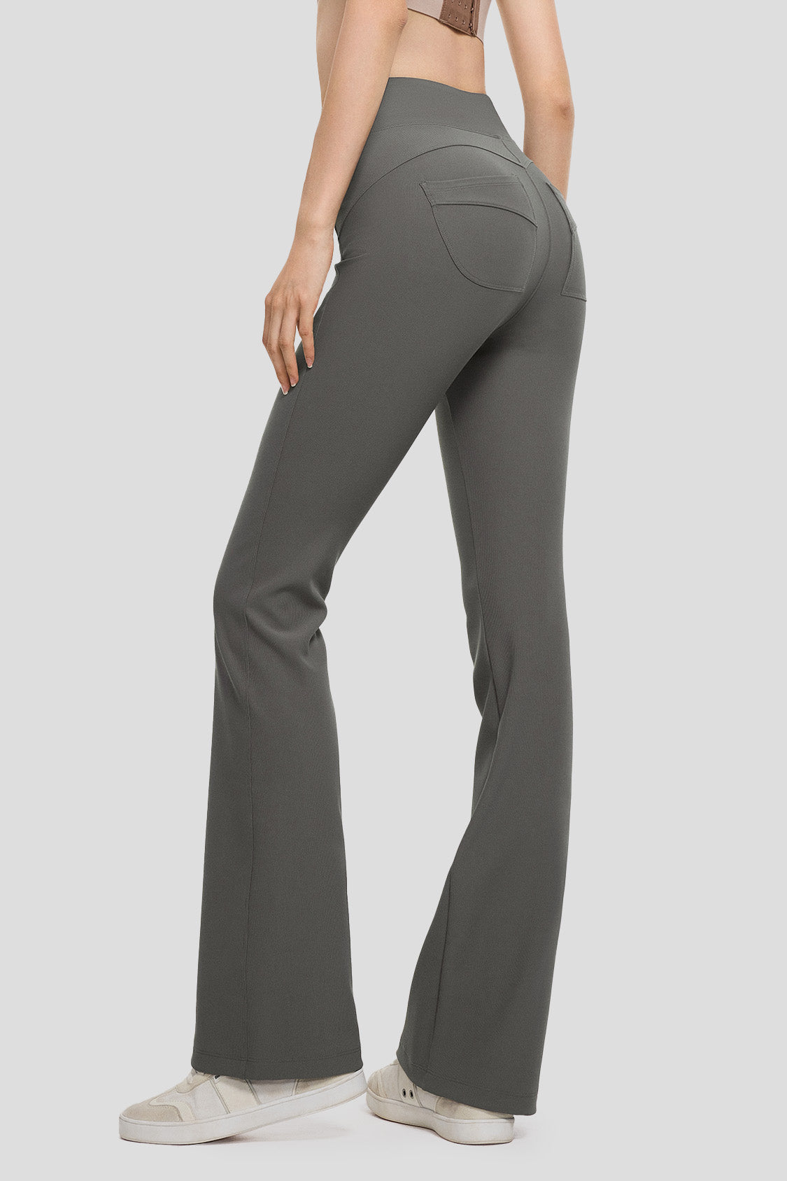 FlexFit Women's High Waist Yoga Pants - Tummy Control Workout Leggings for Running, Gym & Lounge Wear